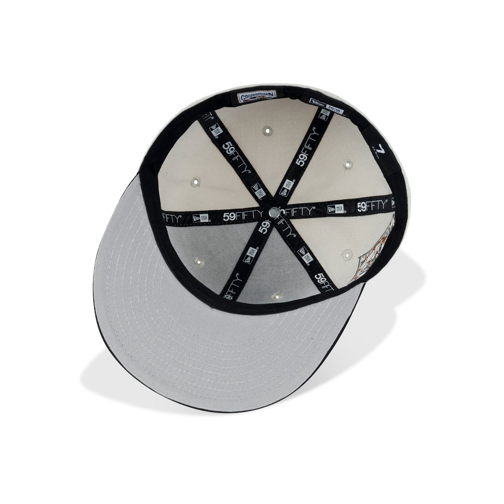 New Era Houston Astros Fitted Grey Bottom "Stone Copper Black" (Silver Anniversary Embroidery)