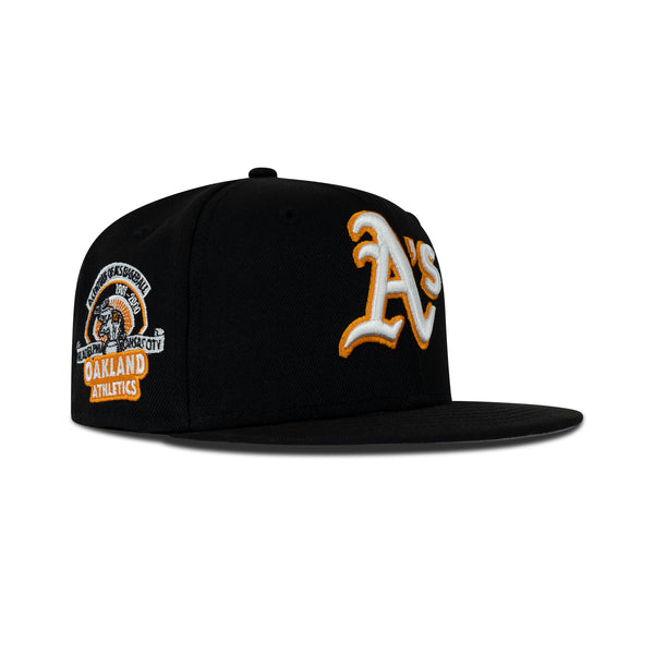 NEW ERA - 【NEW ERA】OAKLAND ATHLETICS MESH BACK FCSAthleticsBlackOrangeGrey1_g