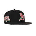New Era Oakland Athletics Fitted Pink Bottom "Black Red Pink" (1989 World Series Embroidery)