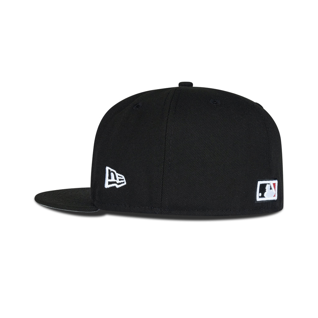 New Era Oakland Athletics Fitted Grey Bottom "Black Red" (1968-1997 30th Anniversary Embroidery)