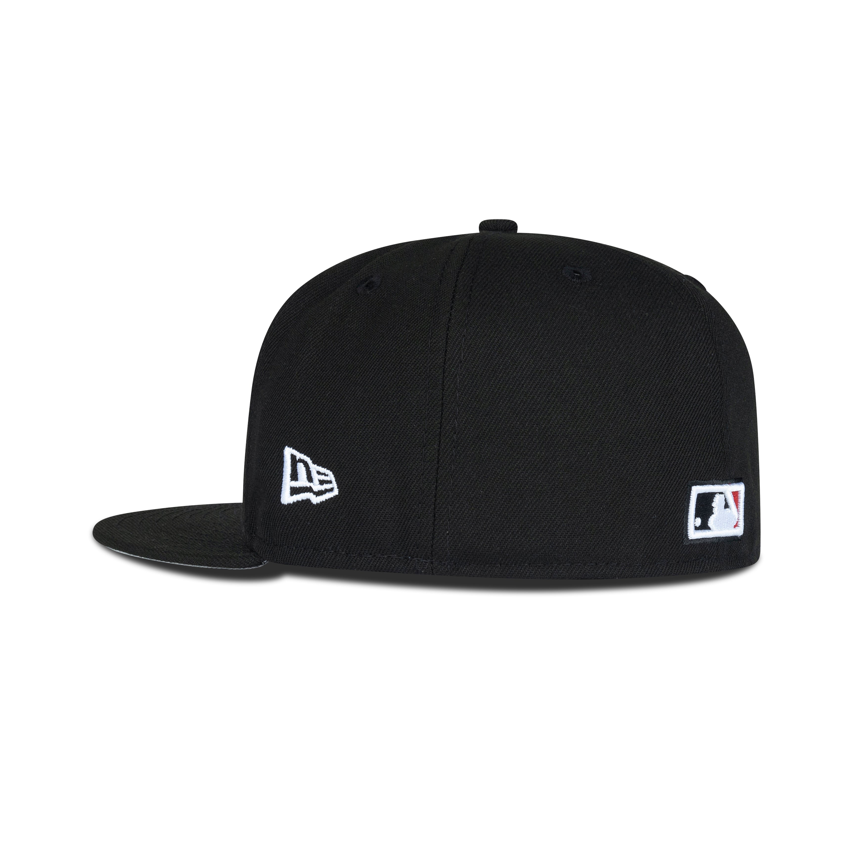 New Era Oakland Athletics Fitted Grey Bottom "Black Red" (1968-1997 30th Anniversary Embroidery)