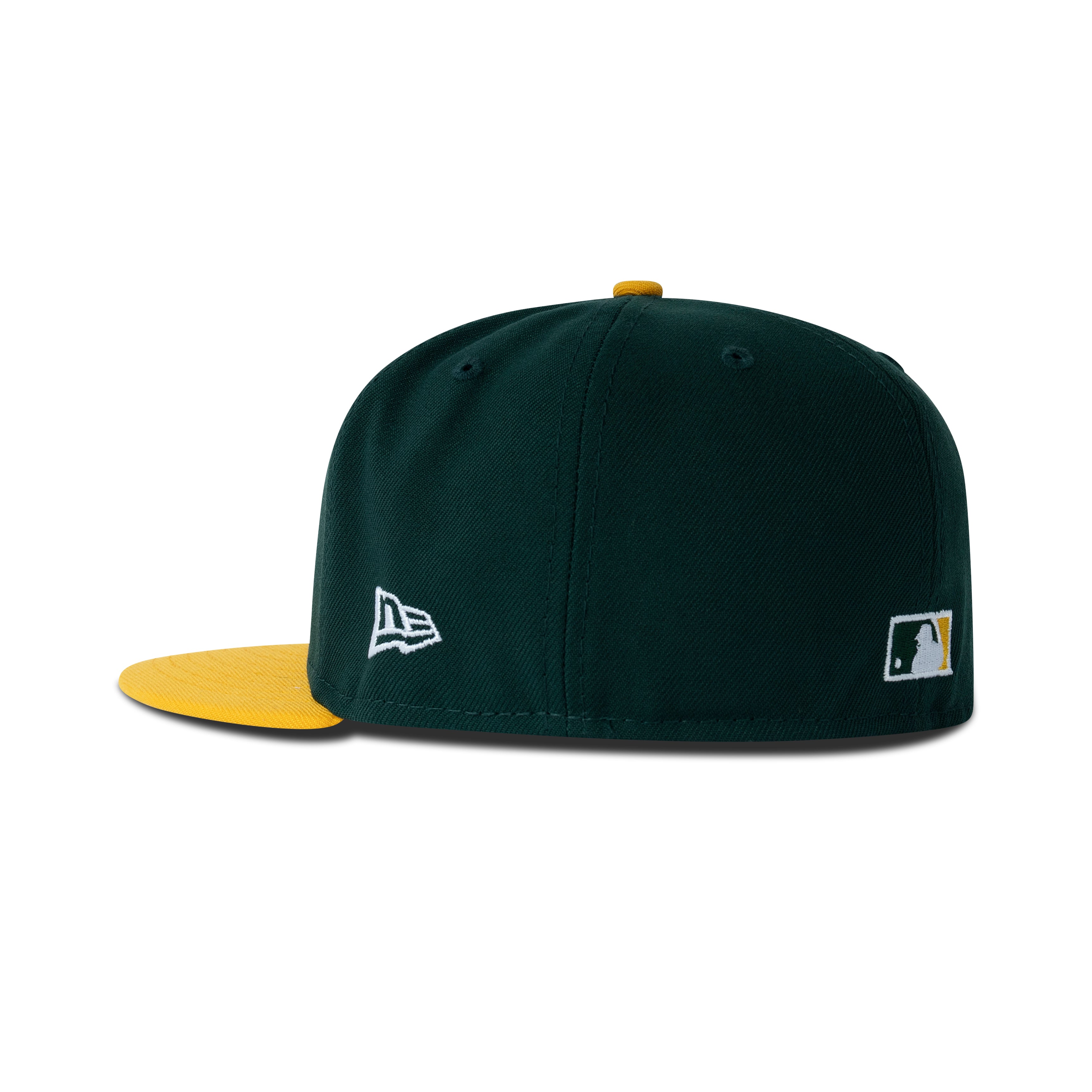 New Era Oakland Athletics Fitted Grey Bottom "Dark Green Yellow" (1961 All Star Game Embroidery)