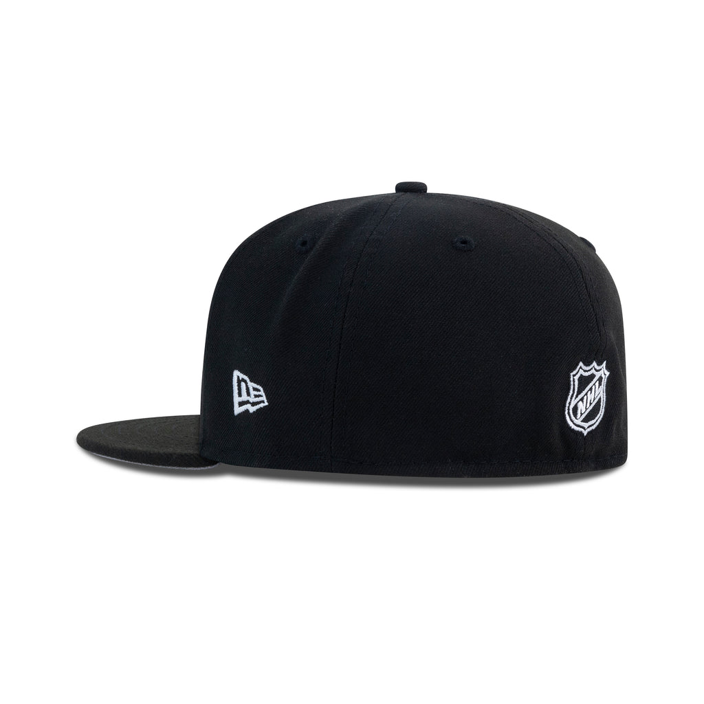 New Era Chicago Blackhawks Fitted Grey Bottom "Black White"