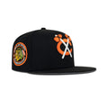 New Era Chicago Blackhawks Fitted Grey Bottom "Black White Orange" (75th Anniversary Embroidery)