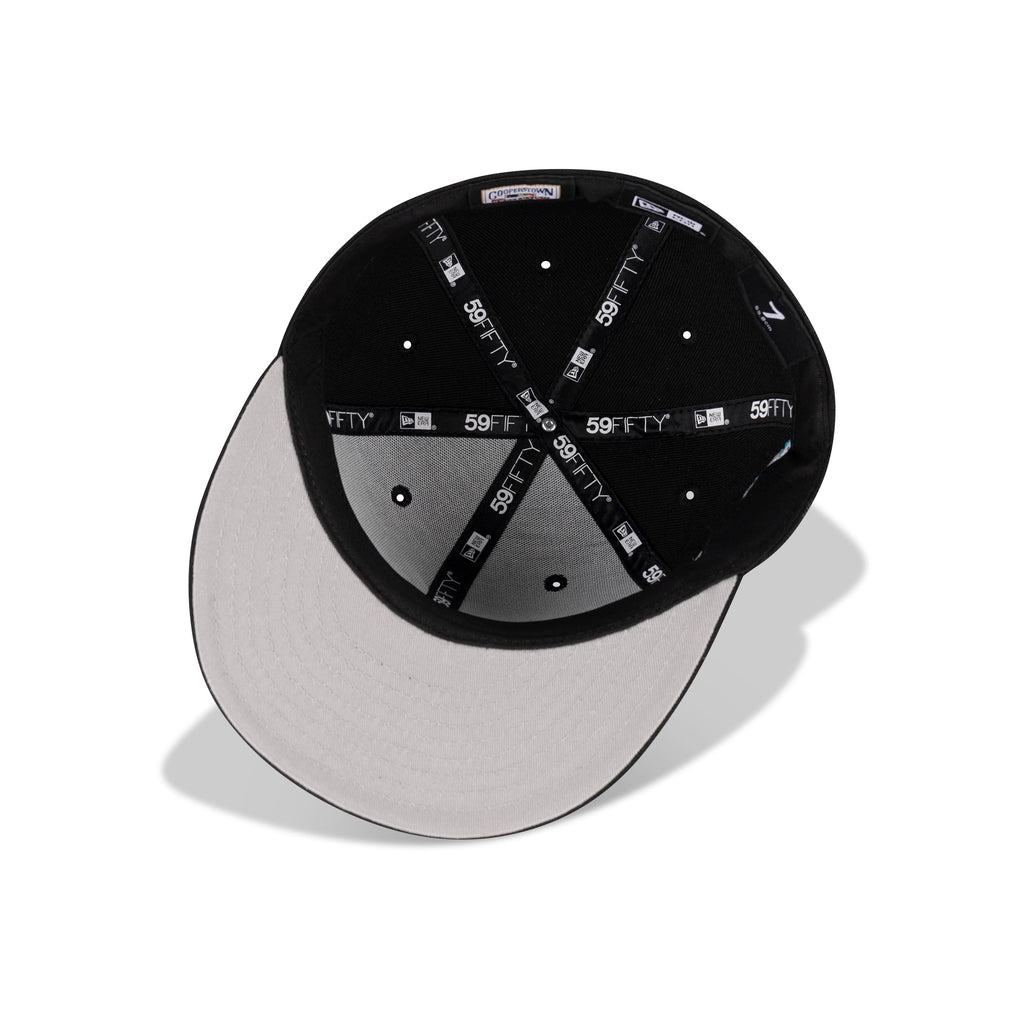 New Era Atlanta Braves Fitted Grey Bottom "Black Vice Blue Purple" (1876 Altanta Braves Embroidery)