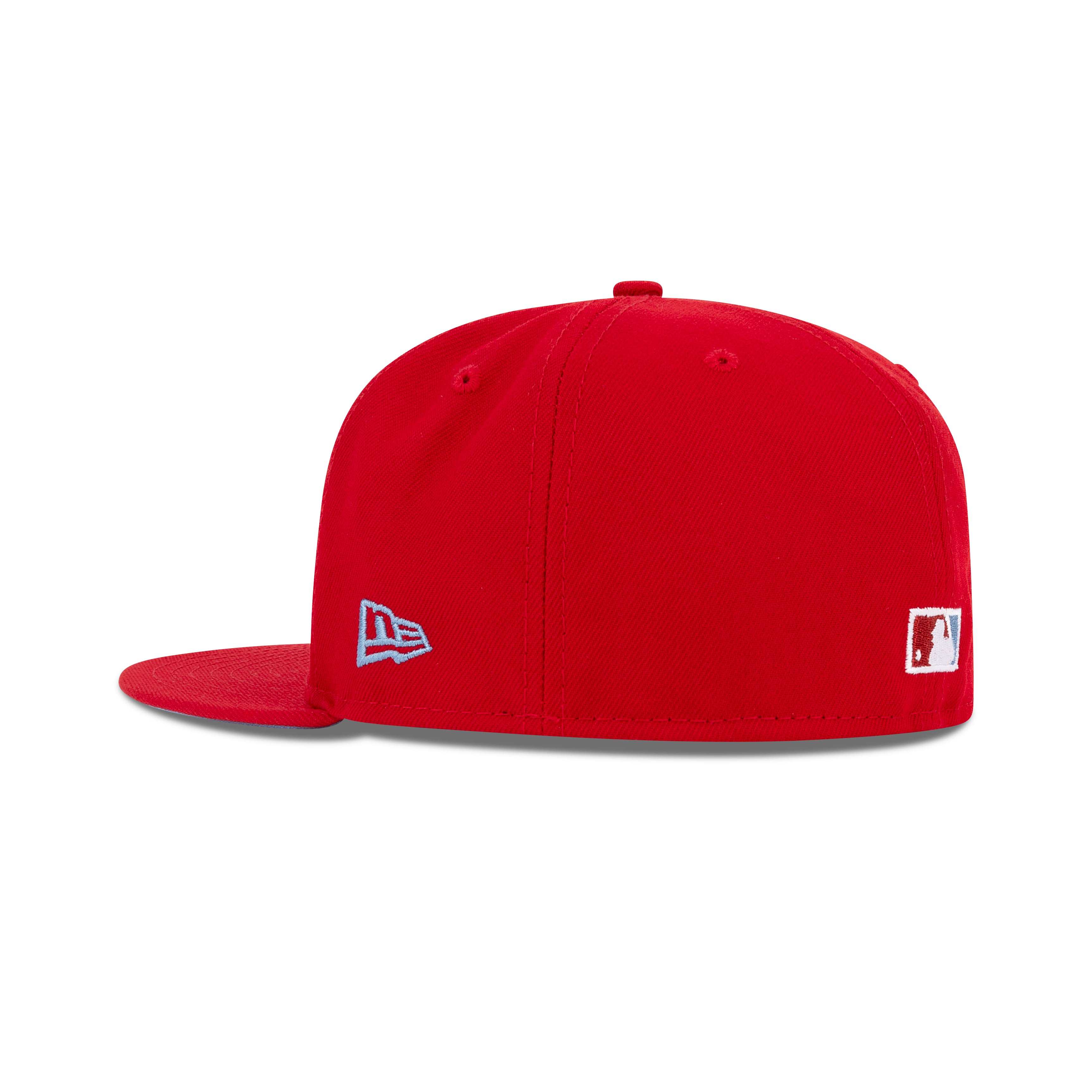 New Era Atlanta Braves Fitted Sky Bottom "Scarlet Red Sky" (2000 All Star Game Embroidery)
