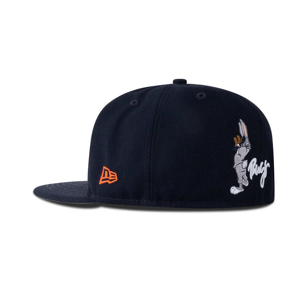 New Era Houston Astros Fitted Grey Bottom "Navy Orange Silver" (Looney Tunes Embroidery)