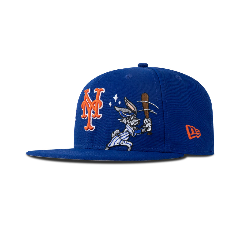 New Era New York Mets Fitted Grey Bottom "Royal Orange" (Looney Tunes Embroidery)