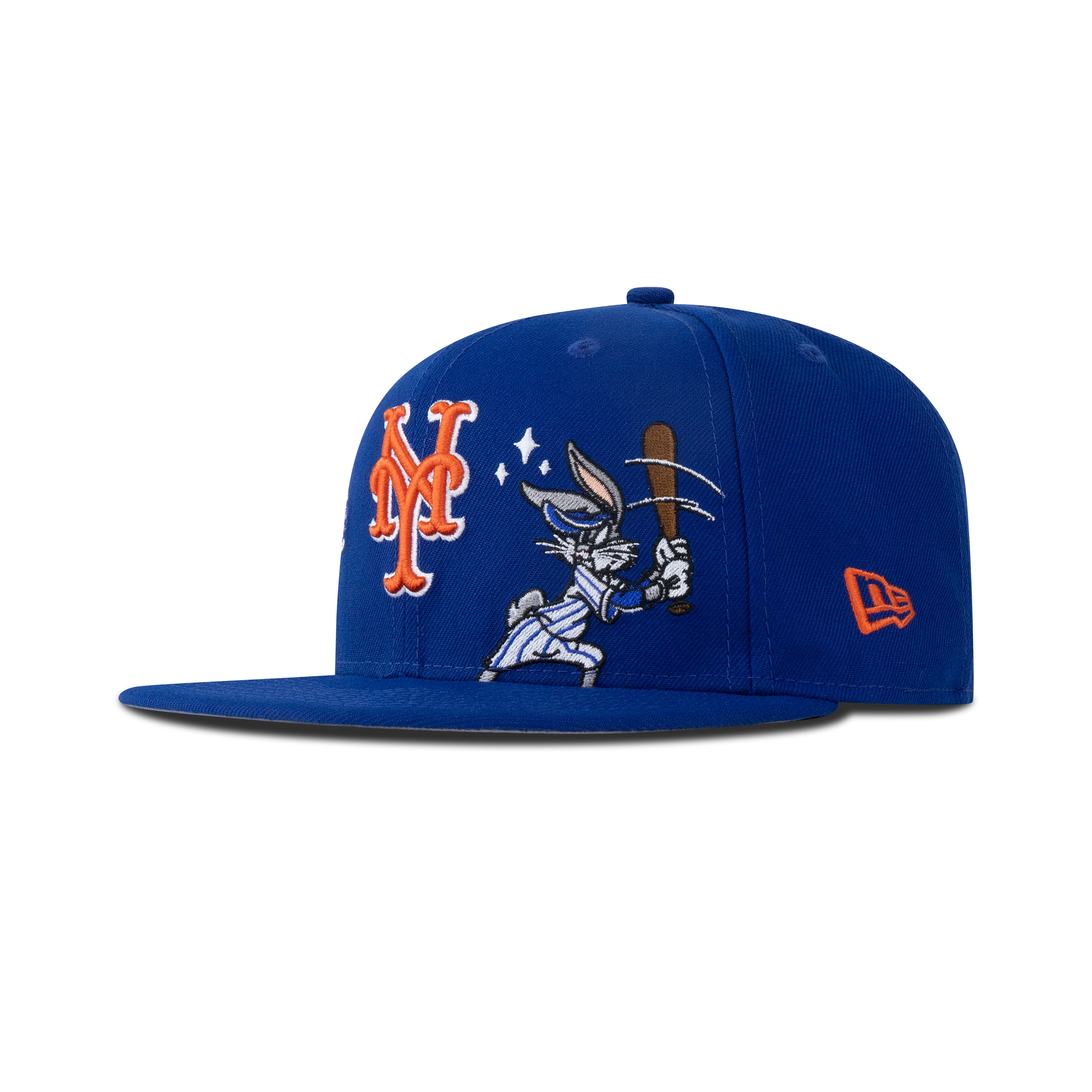 New Era New York Mets Fitted Grey Bottom "Royal Orange" (Looney Tunes Embroidery)