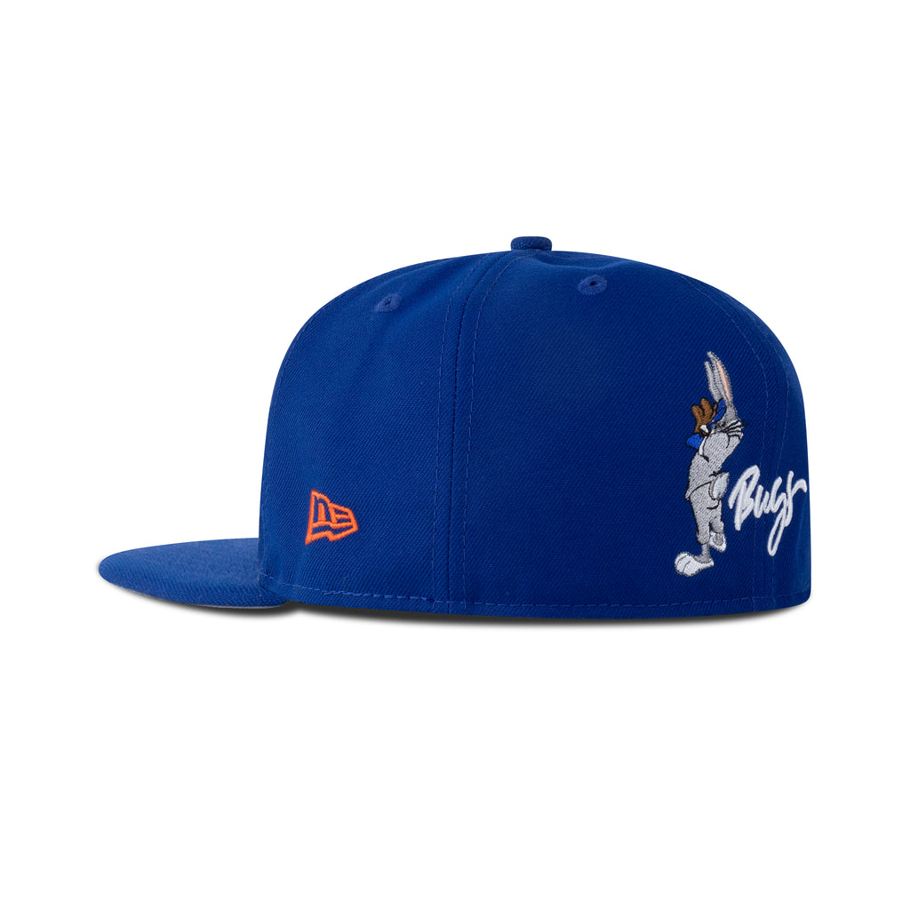 New Era New York Mets Fitted Grey Bottom "Royal Orange" (Looney Tunes Embroidery)