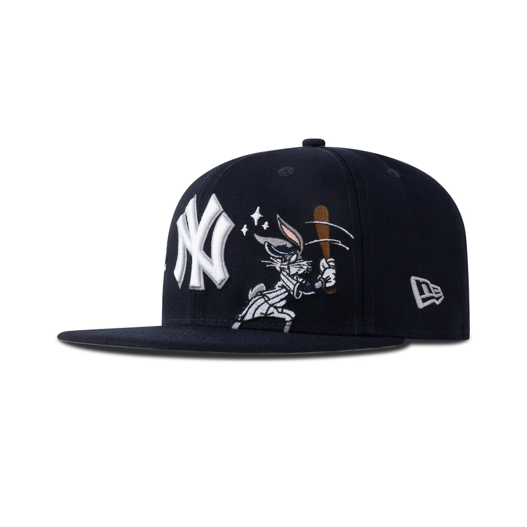 New Era New York Yankees Fitted Grey Bottom "Navy Silver White" (Looney Tunes Embroidery)
