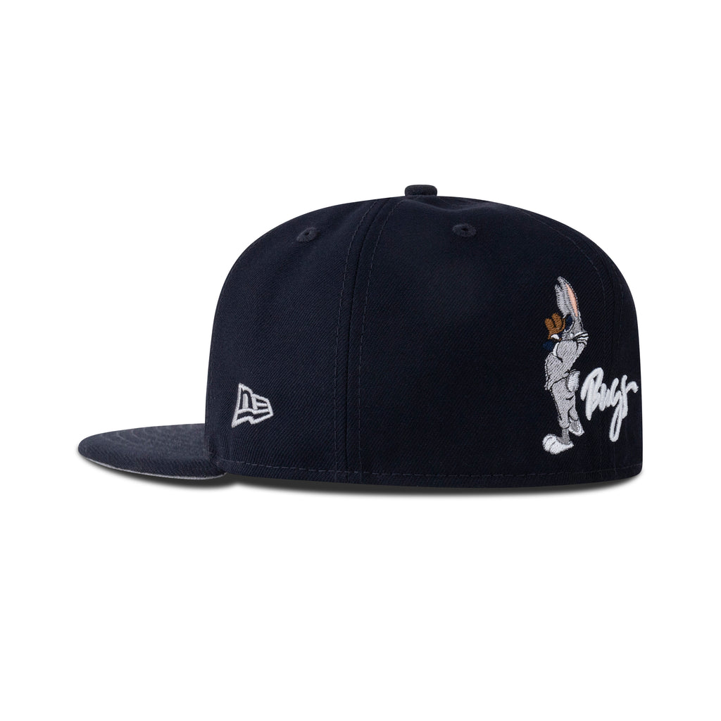 New Era New York Yankees Fitted Grey Bottom "Navy Silver White" (Looney Tunes Embroidery)