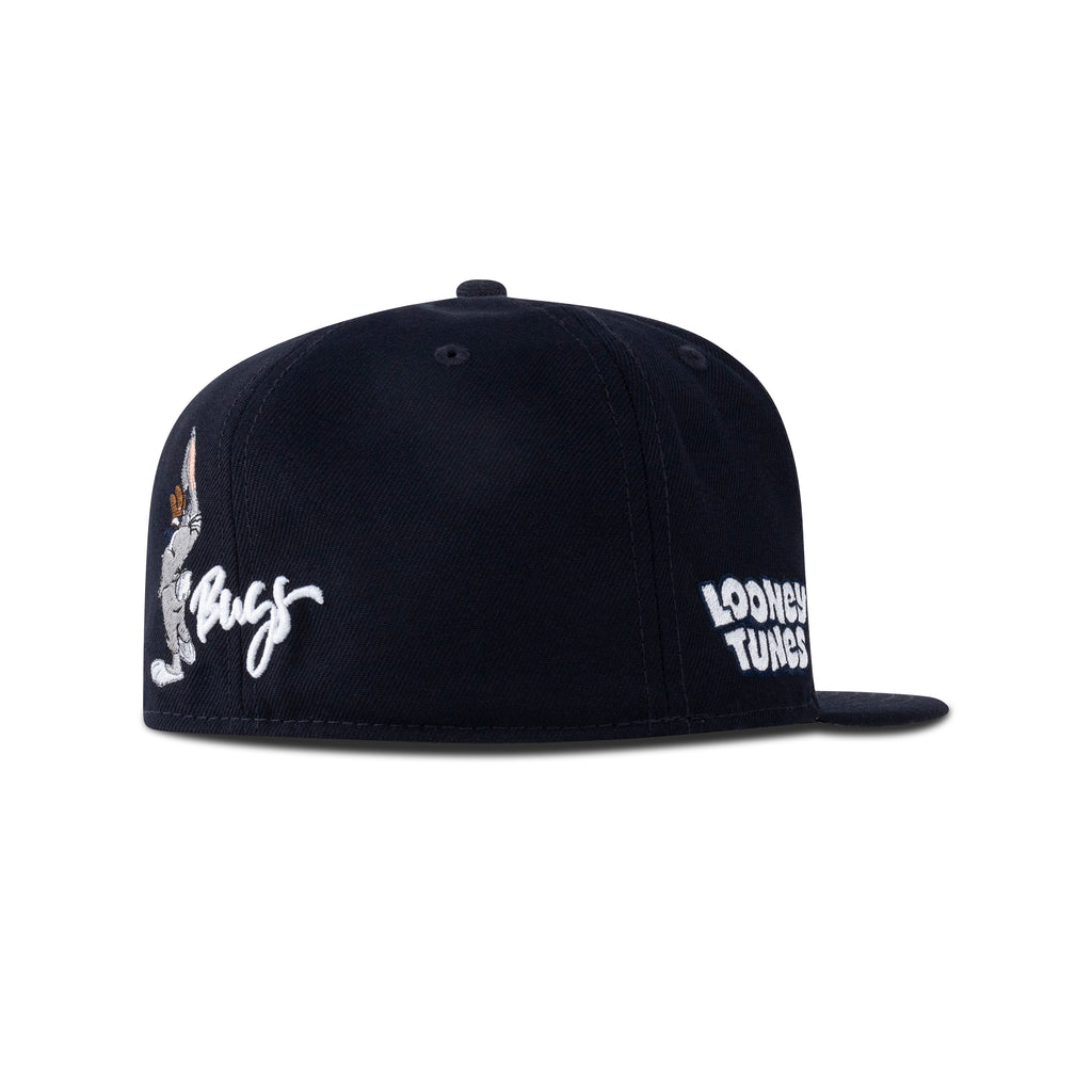 New Era New York Yankees Fitted Grey Bottom "Navy Silver White" (Looney Tunes Embroidery)