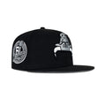 New Era Chicago Bulls Upside Down Logo Fitted Grey Bottom "Black White" (6X Champs Embroidery)