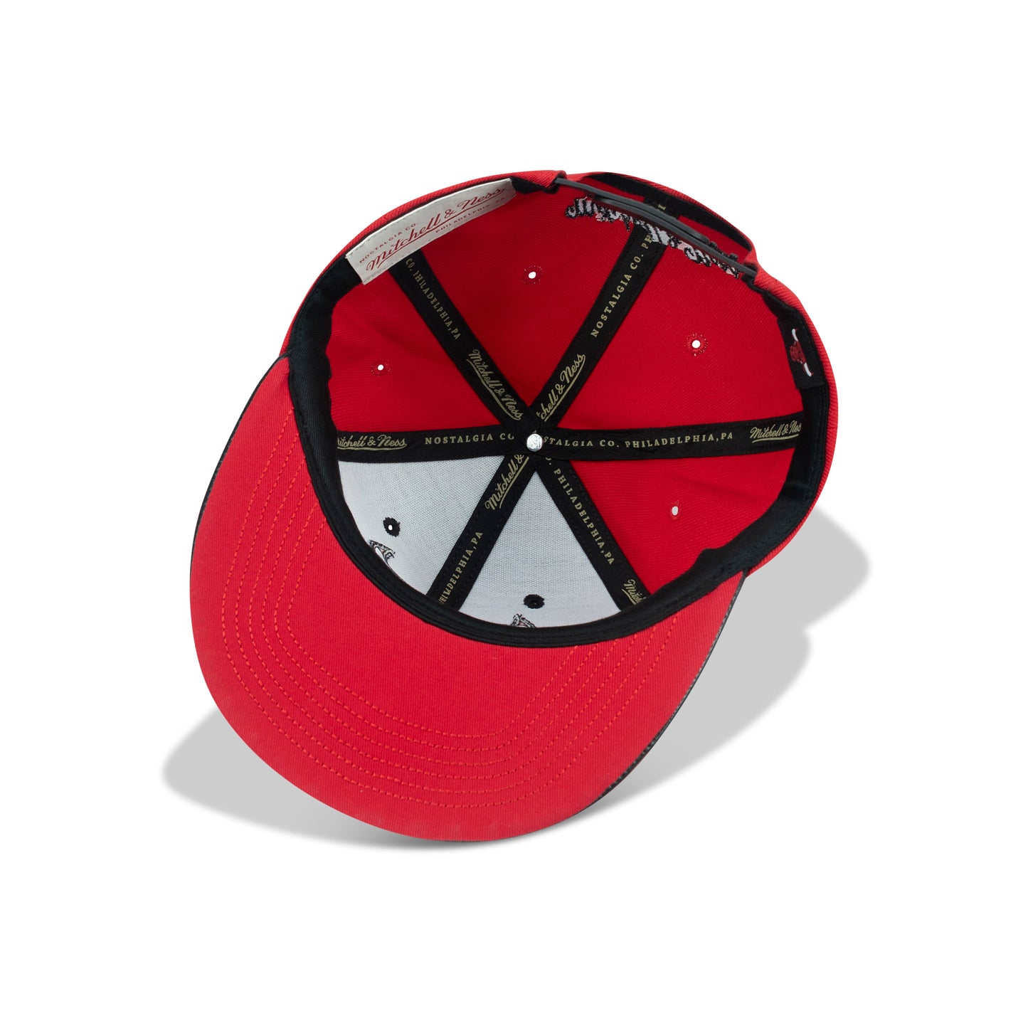Mitchell & Ness Chicago Bulls NBA Day One Snapback Red Bottom "Red Black"