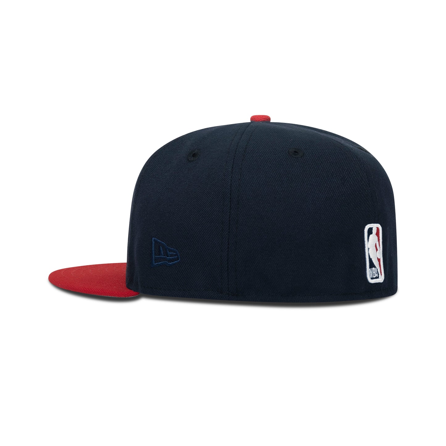 New Era Chicago Bulls Fitted Grey Bottom "Navy Red" (6X Champs Embroidery)