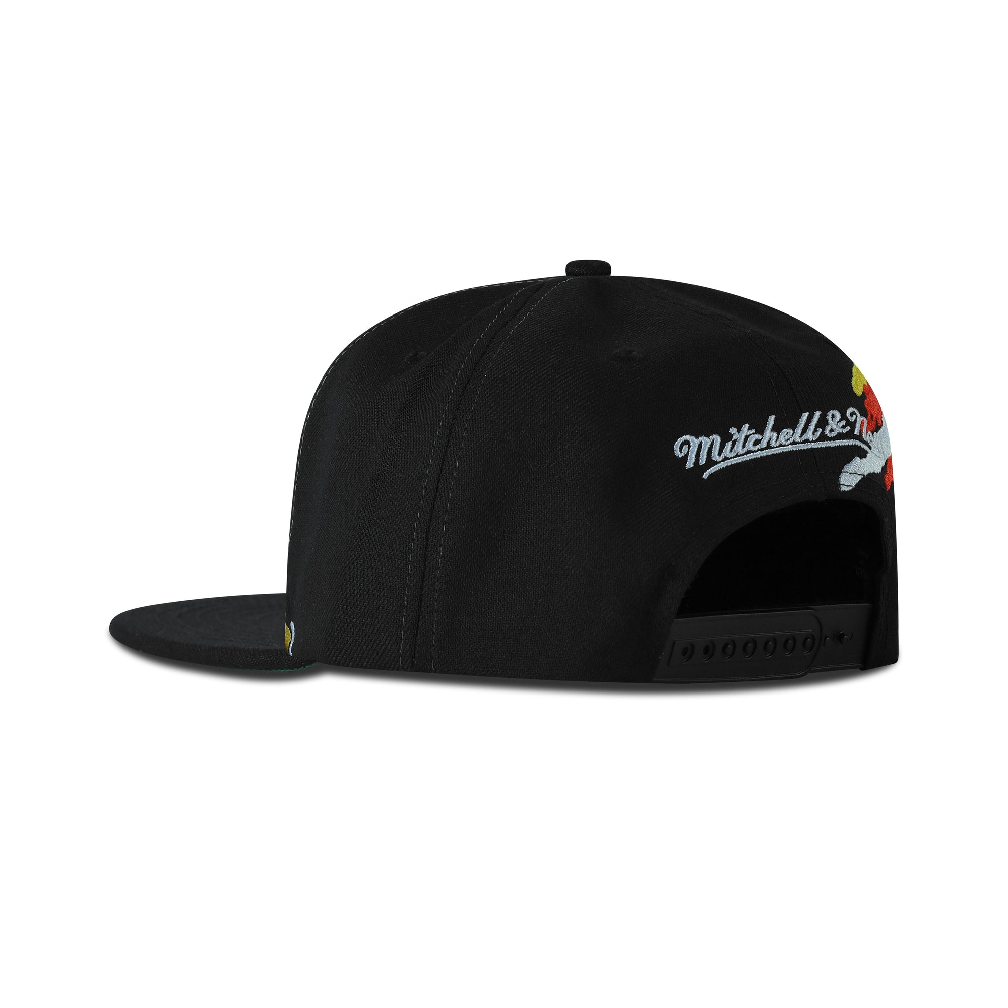 Mitchell & Ness Calgary Flames Snapback Green Bottom "Black Red Yellow"