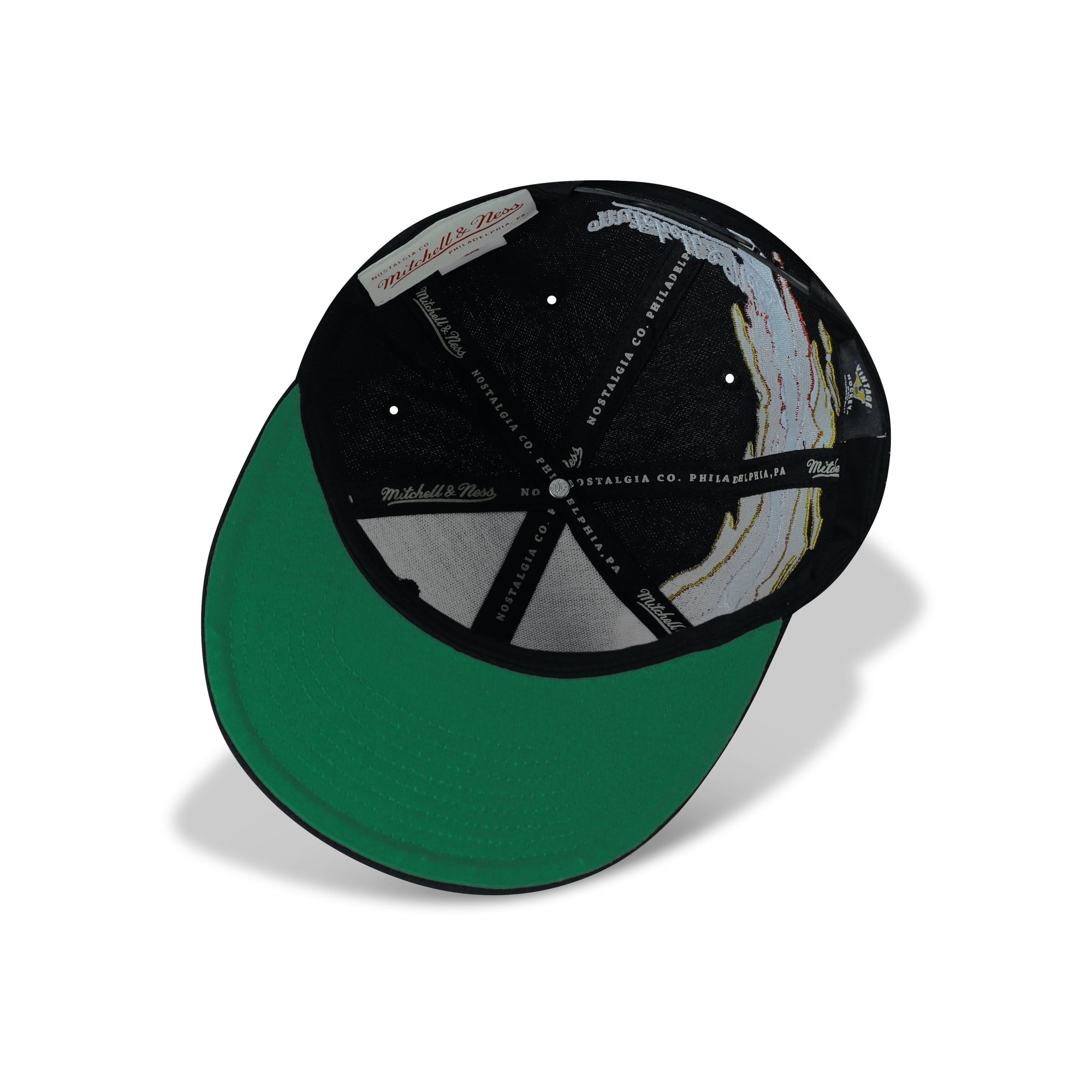 Mitchell & Ness Calgary Flames Snapback Green Bottom "Black Red Yellow"