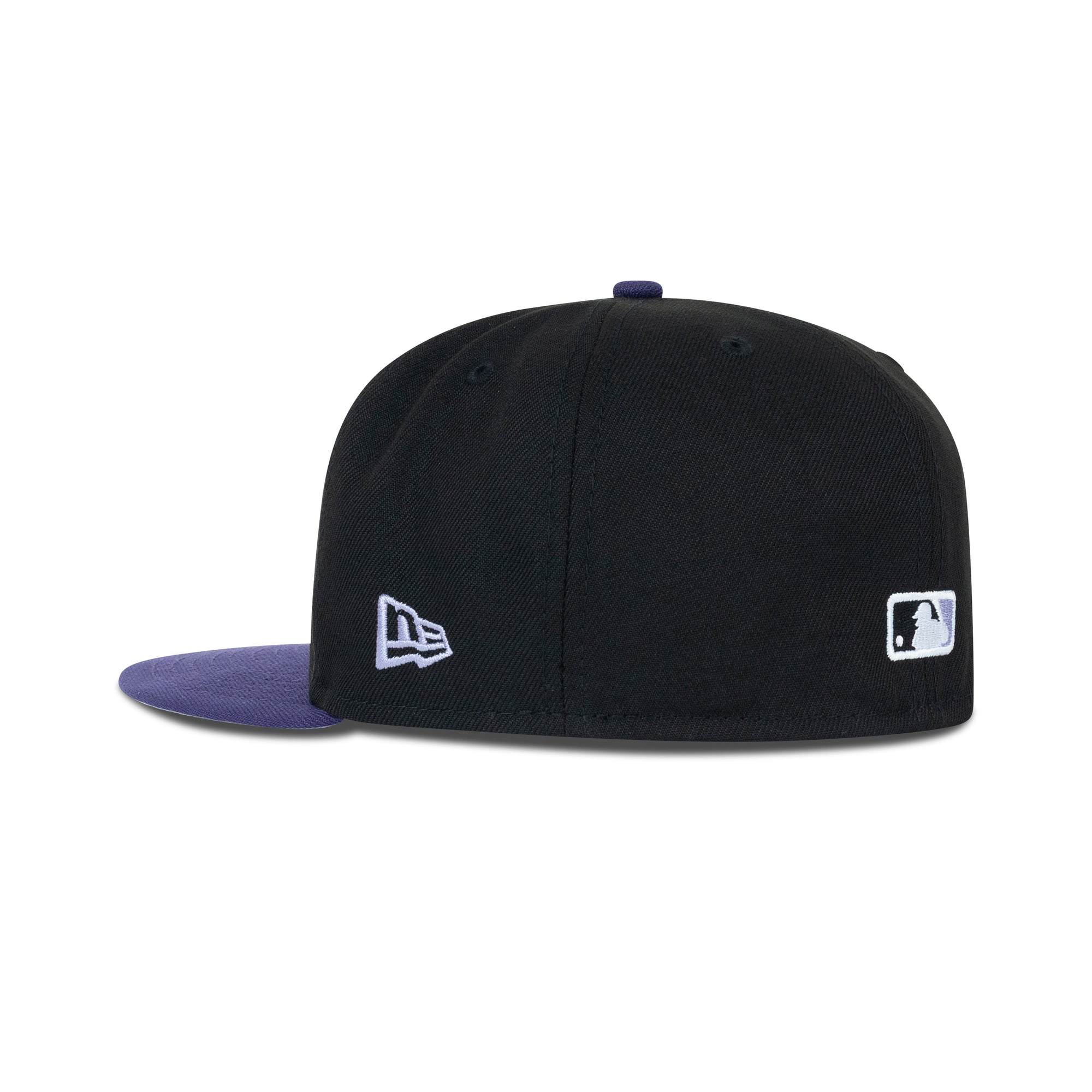 New Era St. Louis Cardinals Fitted Grey Bottom "Black Purple" (Busch Stadium Embroidery)
