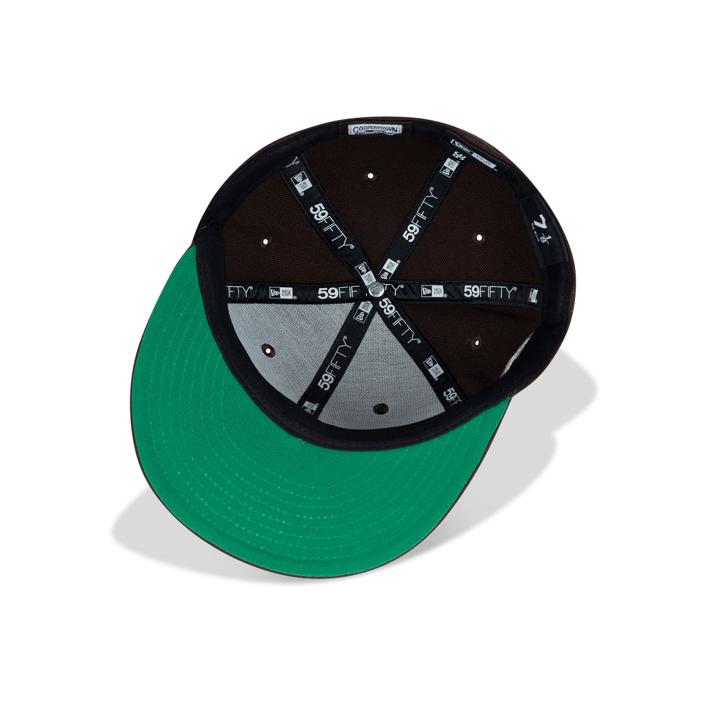 New Era St. Louis Cardinals Fitted Green Bottom "Dark Brown White Copper" (1892-2017 125th Anniversary Embroidery)