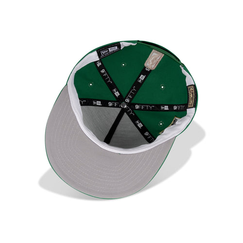 New Era Boston Celtics A-Frame Snapback Grey Bottom "Green White" (50 Years Embroidery)