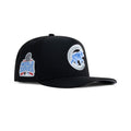 New Era Chicago Cubs A-Frame Snapback Grey Bottom "Black Magic Blue Silver Wing White" (2016 World Series Embroidery)
