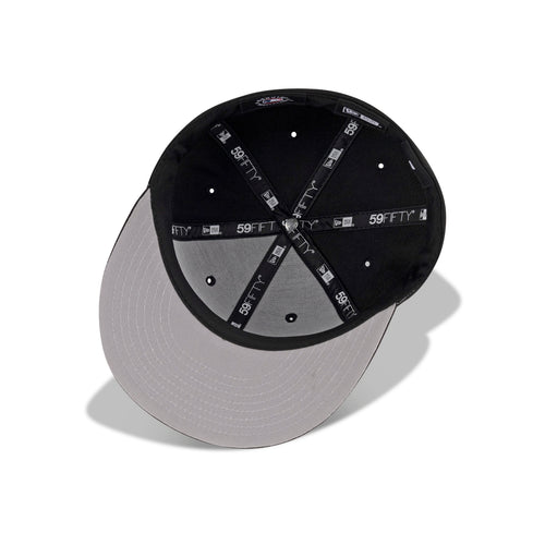 New Era Chicago Cubs Fitted Grey Bottom “Black Red White”