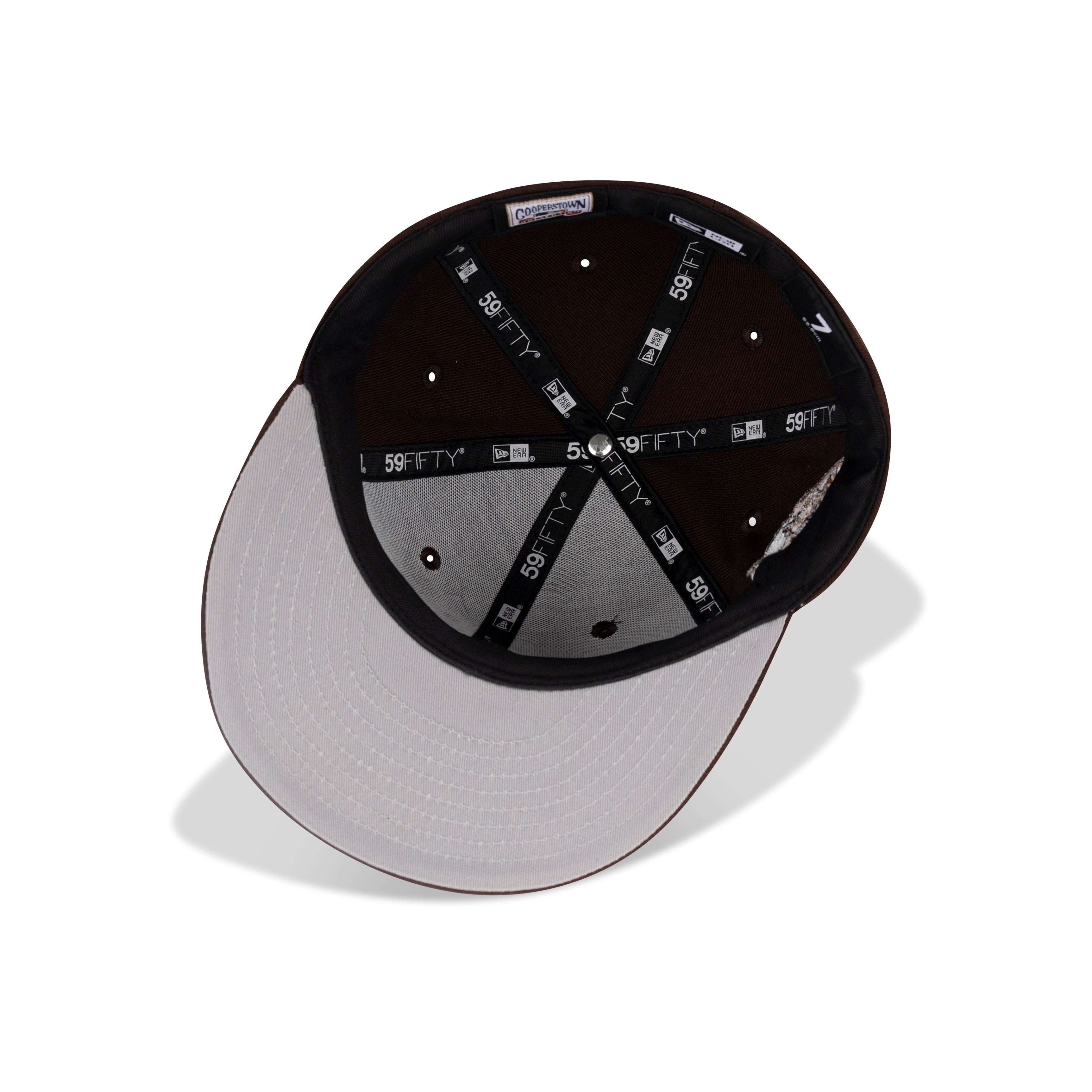 New Era Chicago Cubs Fitted Grey Bottom "Brown White Silver Copper" (Mascot Embroidery)