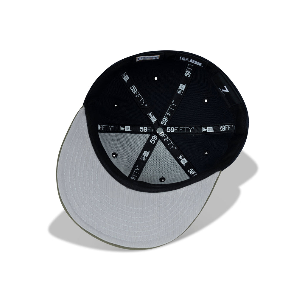 New Era Chicago Cubs Fitted Grey Bottom "Navy Olive Gold" (World Series Embroidery)