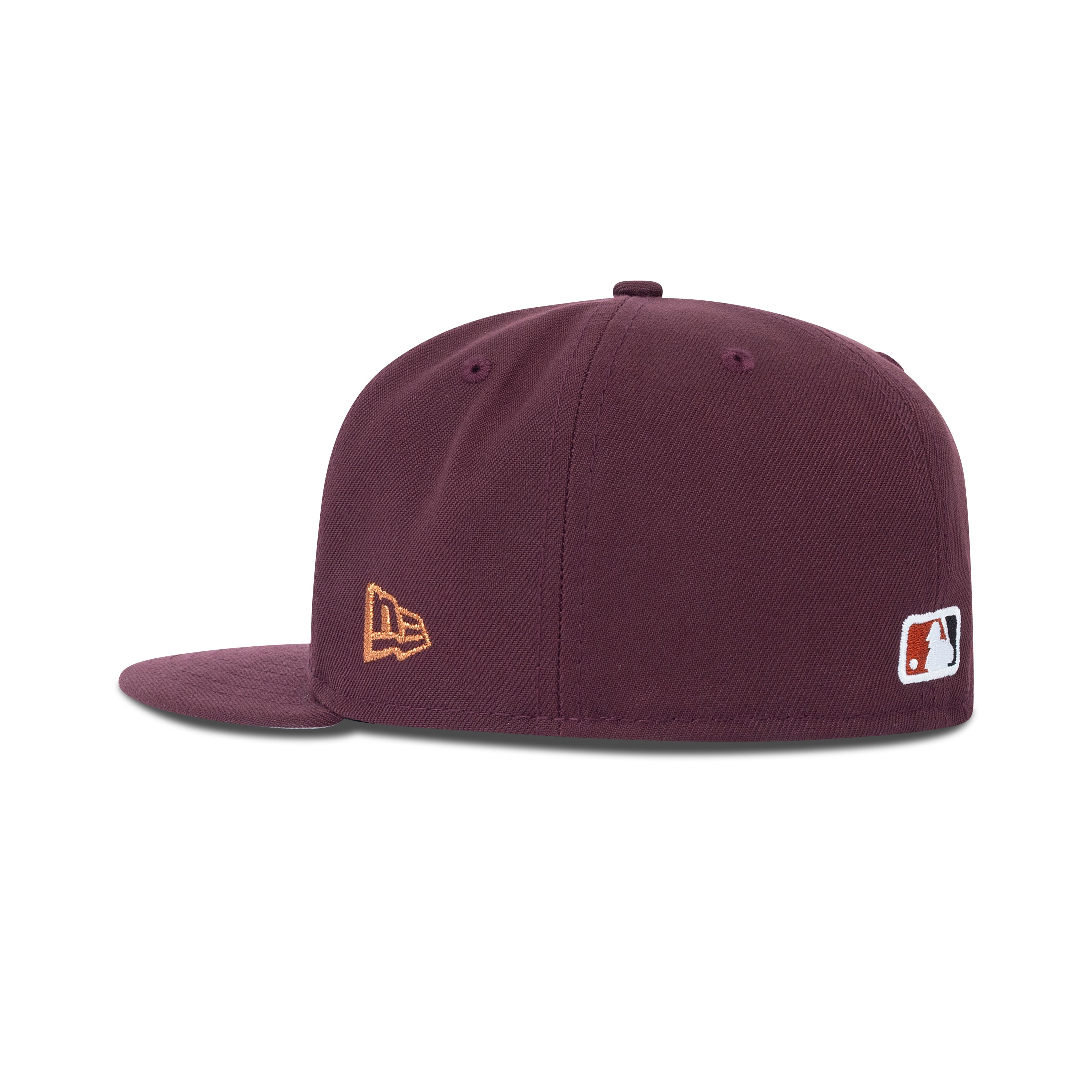 New Era Chicago Cubs Vs. Chicago White Sox Fitted Grey Bottom "Maroon White Copper"