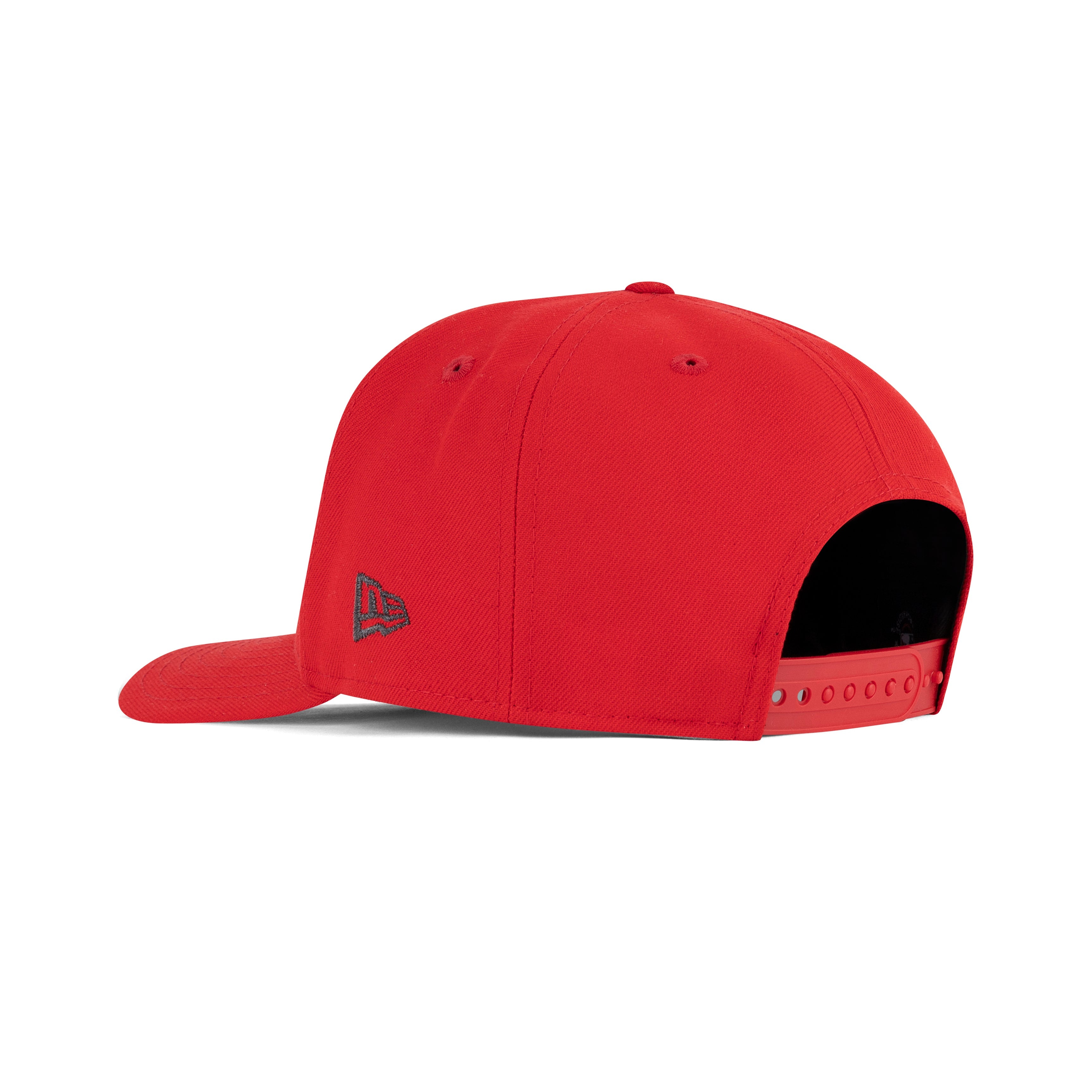 New Era Los Angeles Dodgers A-Frame Snapback Grey Bottom "Front Door Red Black White" (2025 World Series Champions Embroidery)