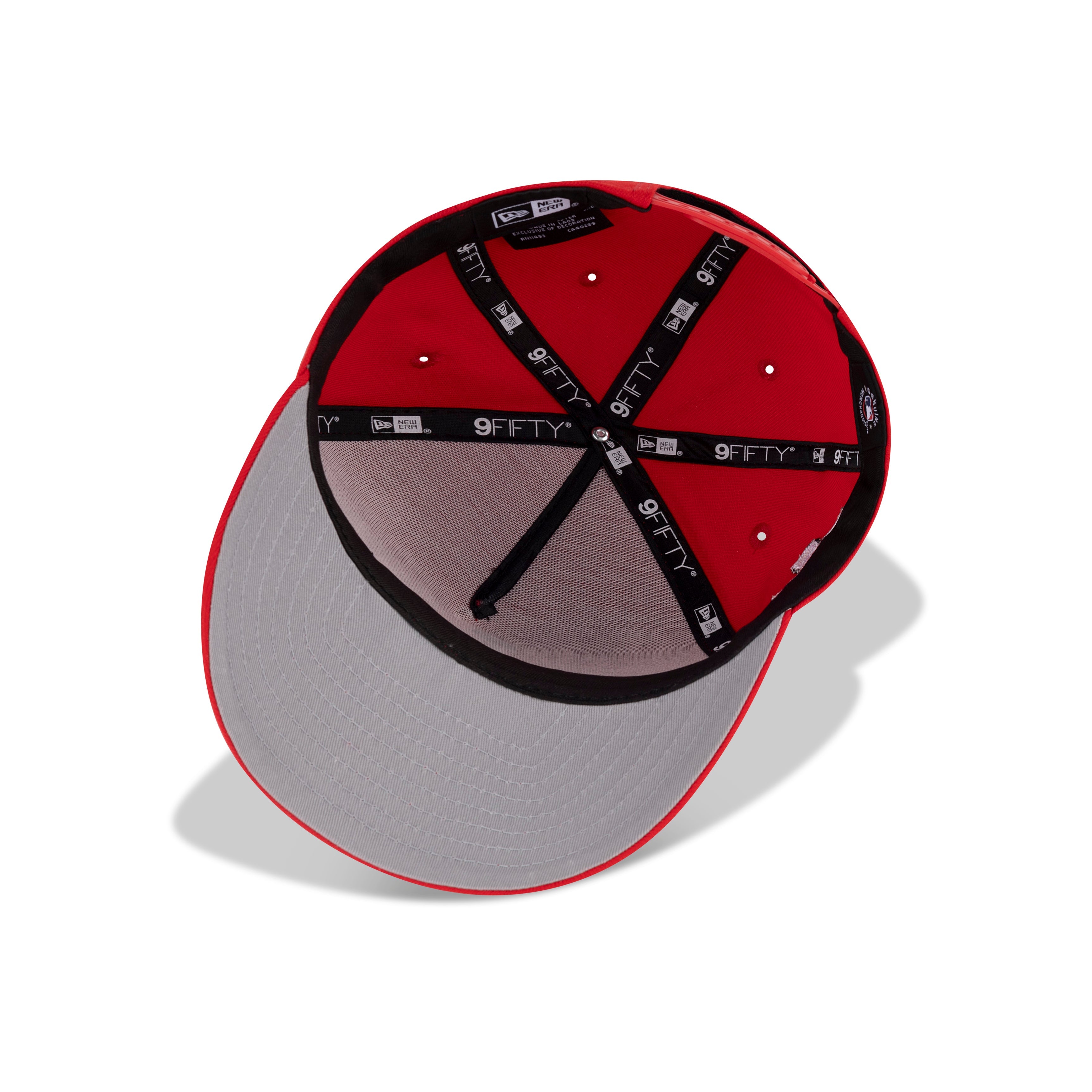 New Era Los Angeles Dodgers A-Frame Snapback Grey Bottom "Front Door Red Black White" (2025 World Series Champions Embroidery)
