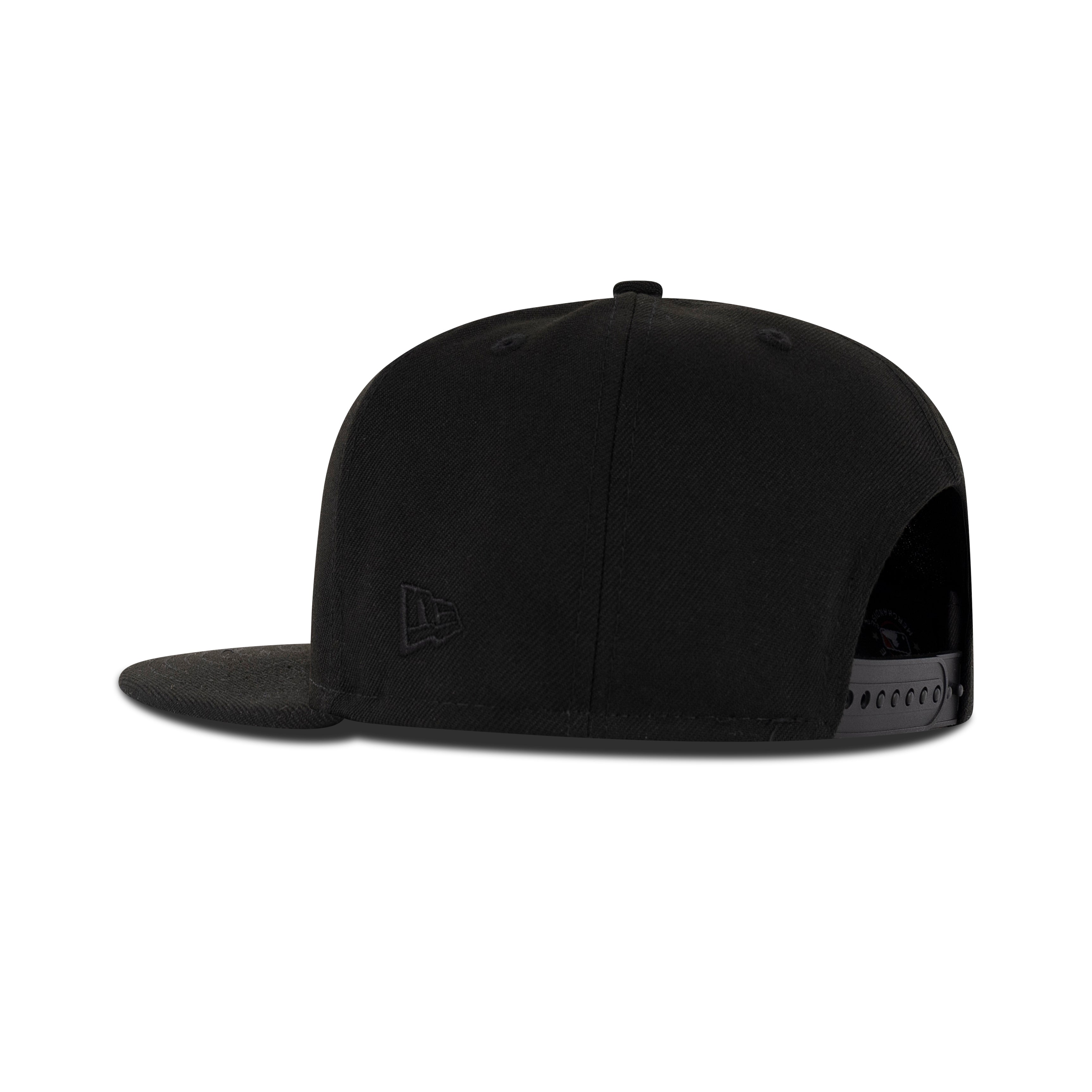 New Era Los Angeles Dodgers Snapback Grey Bottom "Black Black" (2025 World Series Champions Embroidery)