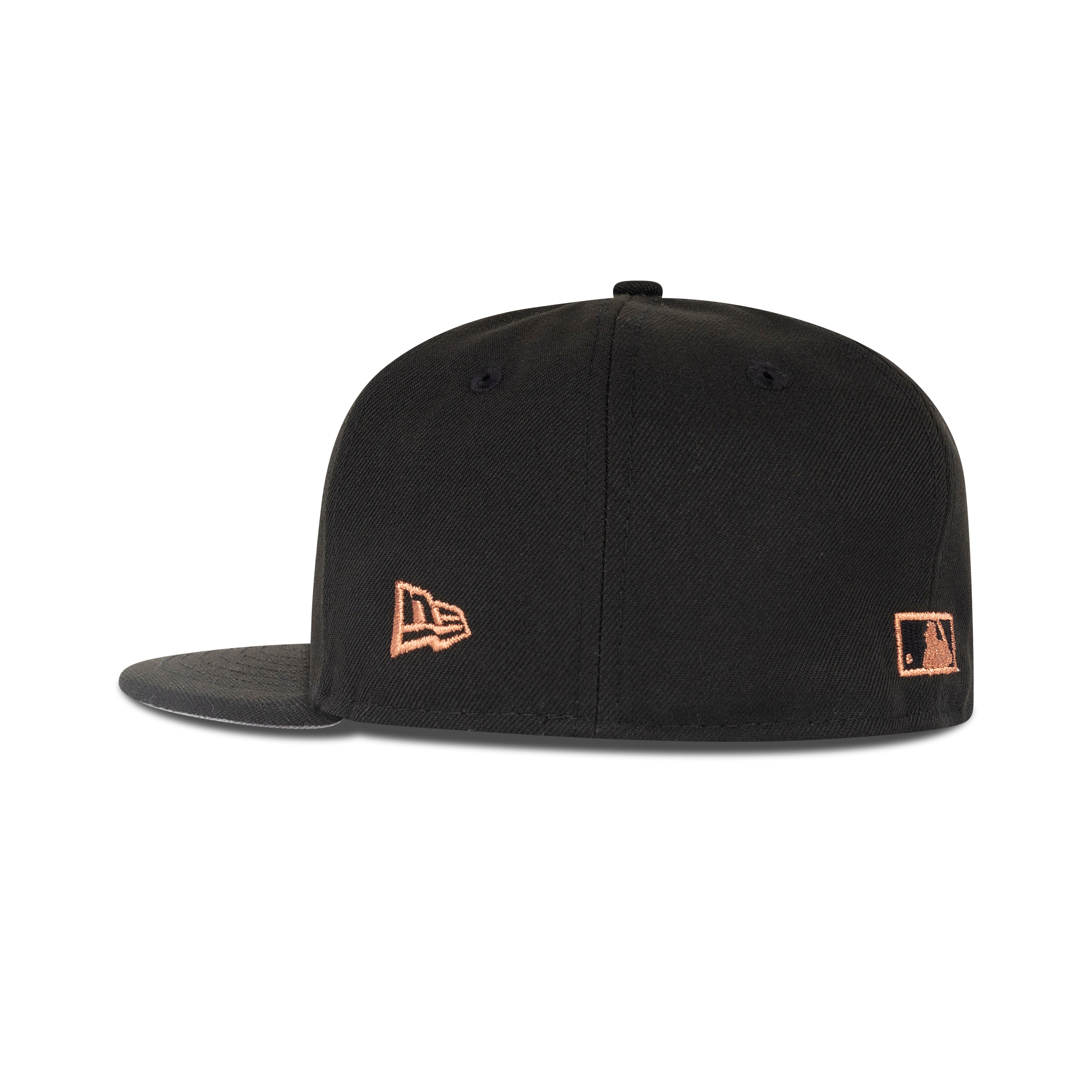New Era Los Angeles Dodgers Fitted Grey Bottom "Black Copper" (Dodger Stadium 50th Anniversary Embroidery)
