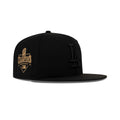New Era Los Angeles Dodgers Fitted Grey Bottom "Black Black" (2025 World Series Champions Embroidery)
