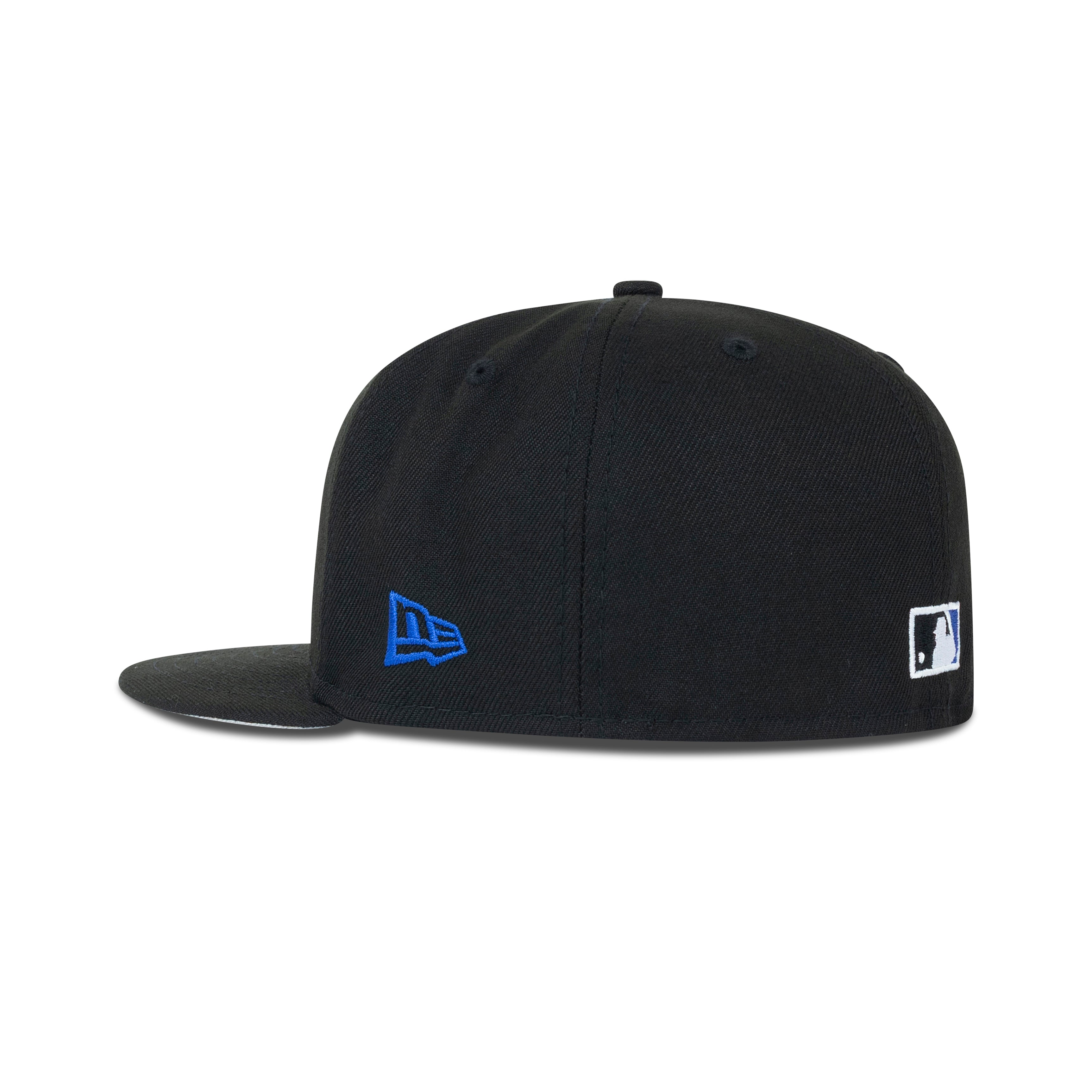 New Era Los Angeles Dodgers Fitted Grey Bottom "Black Royal Blue" (40th Anniversary Embroidery)