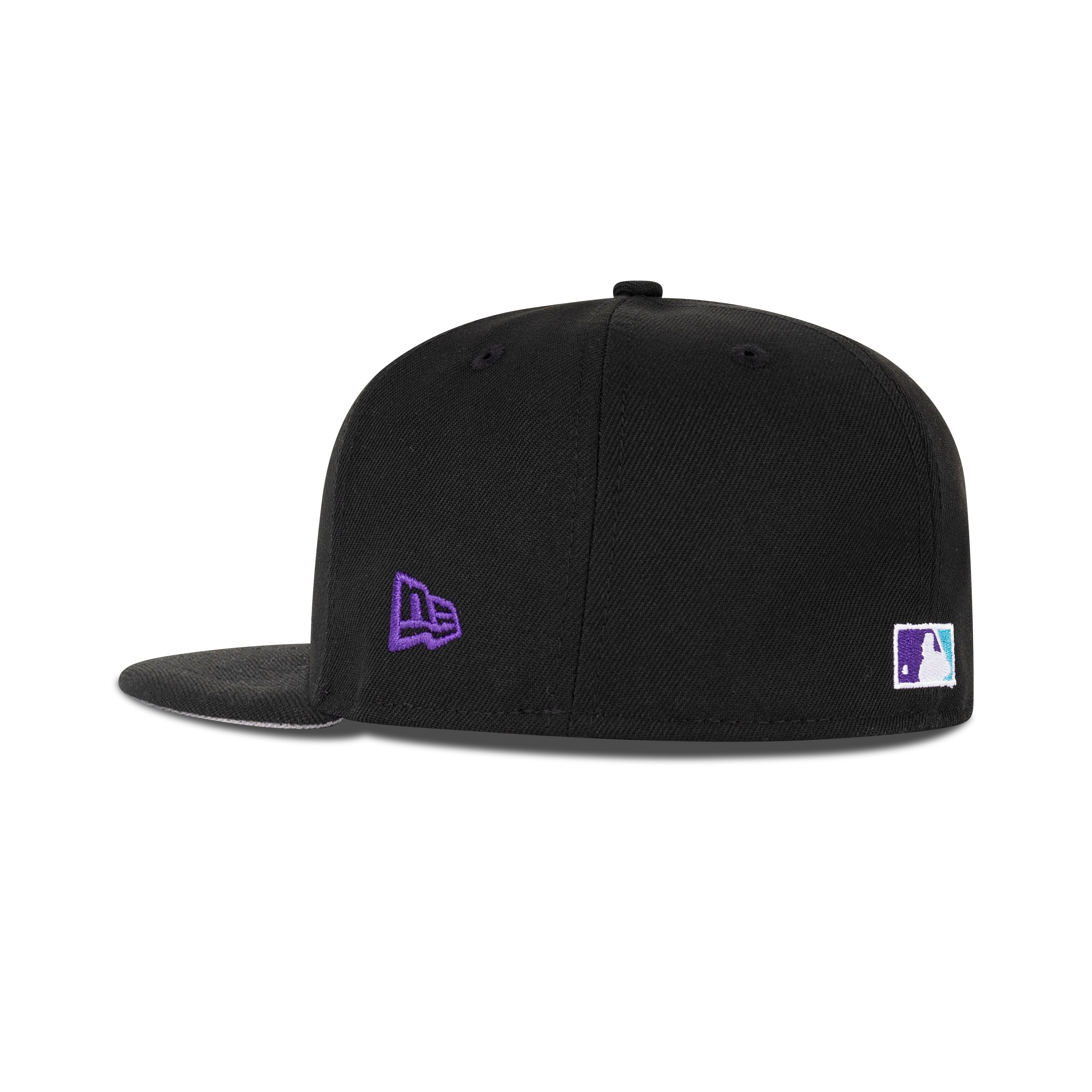 New Era Los Angeles Dodgers Fitted Grey Bottom "Black Vice Blue Purple" (2022 All Star Game Embroidery)