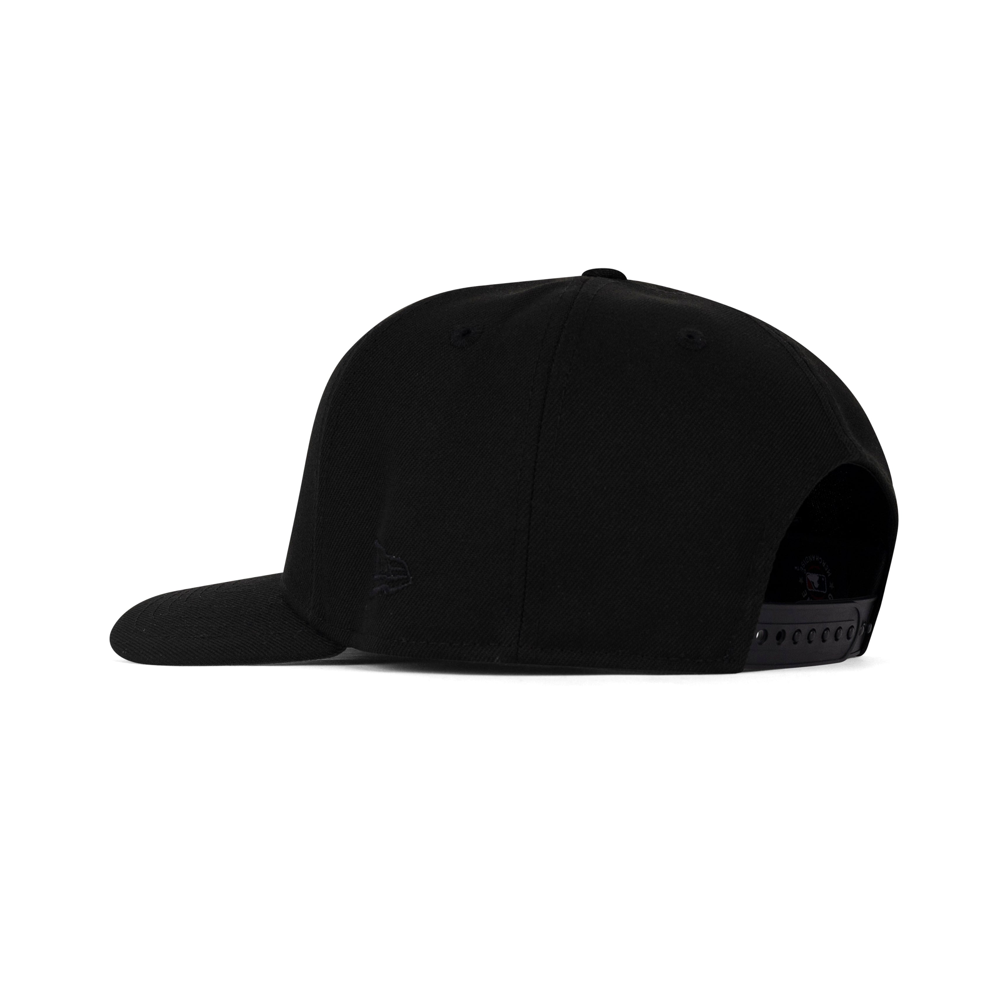 New Era Los Angeles Dodgers A-Frame Snapback Grey Bottom "Black White" (2024 World Series Embroidery)