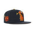 New Era Los Angeles Dodgers Dia De Muertos Fitted Yellow Bottom "Graphite Orange" (LA Patch Embroidery)