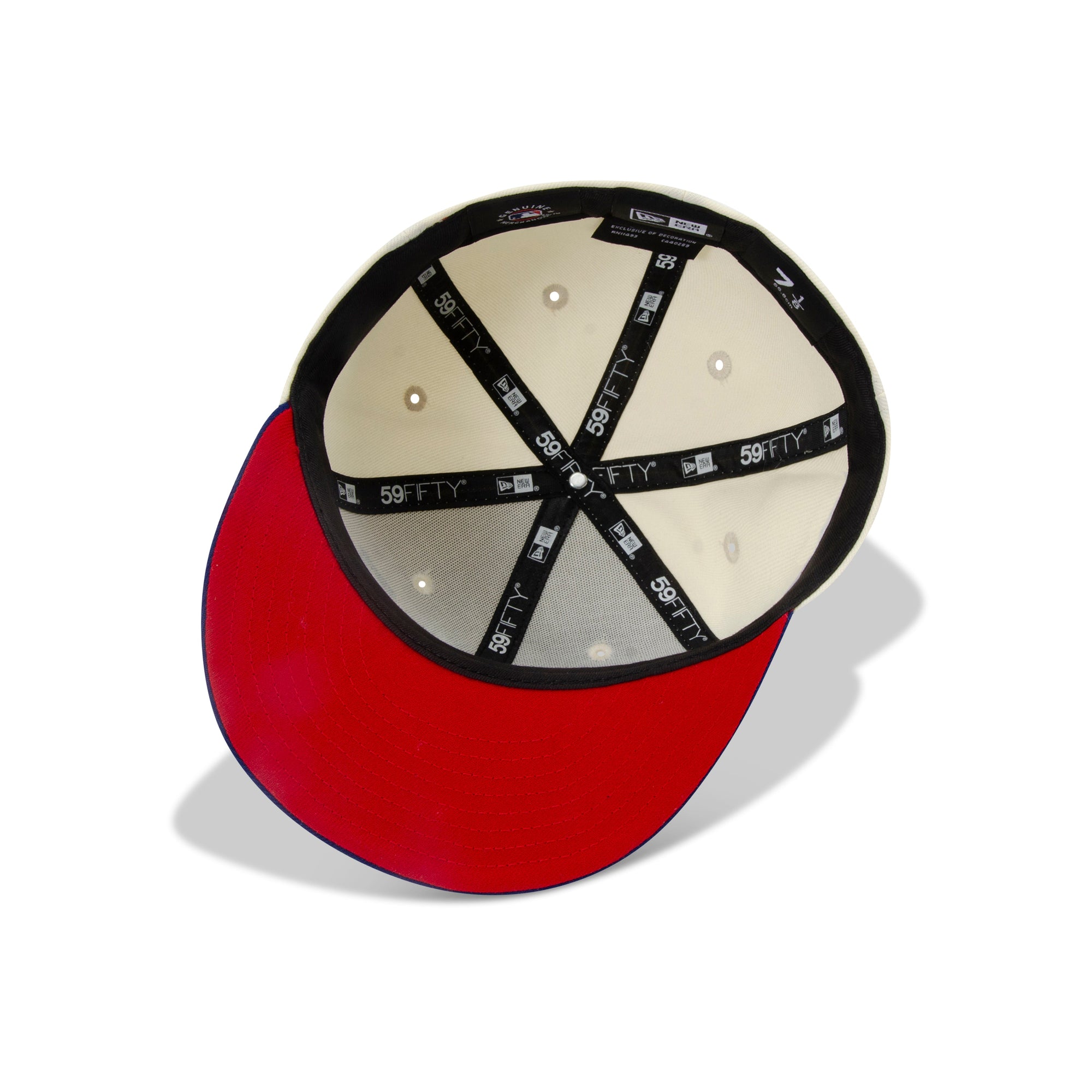 New Era Los Angeles Dodgers Kanji Japan Fitted Red Bottom "Cream Royal" (Japan Flag Embroidery)