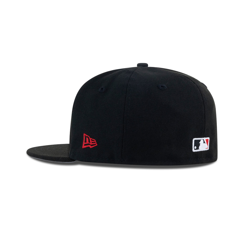 New Era Los Angeles Dodgers Kanji Japan Fitted Grey Bottom "Black Front Door Red White" (Shohei Ohtani Embroidery)