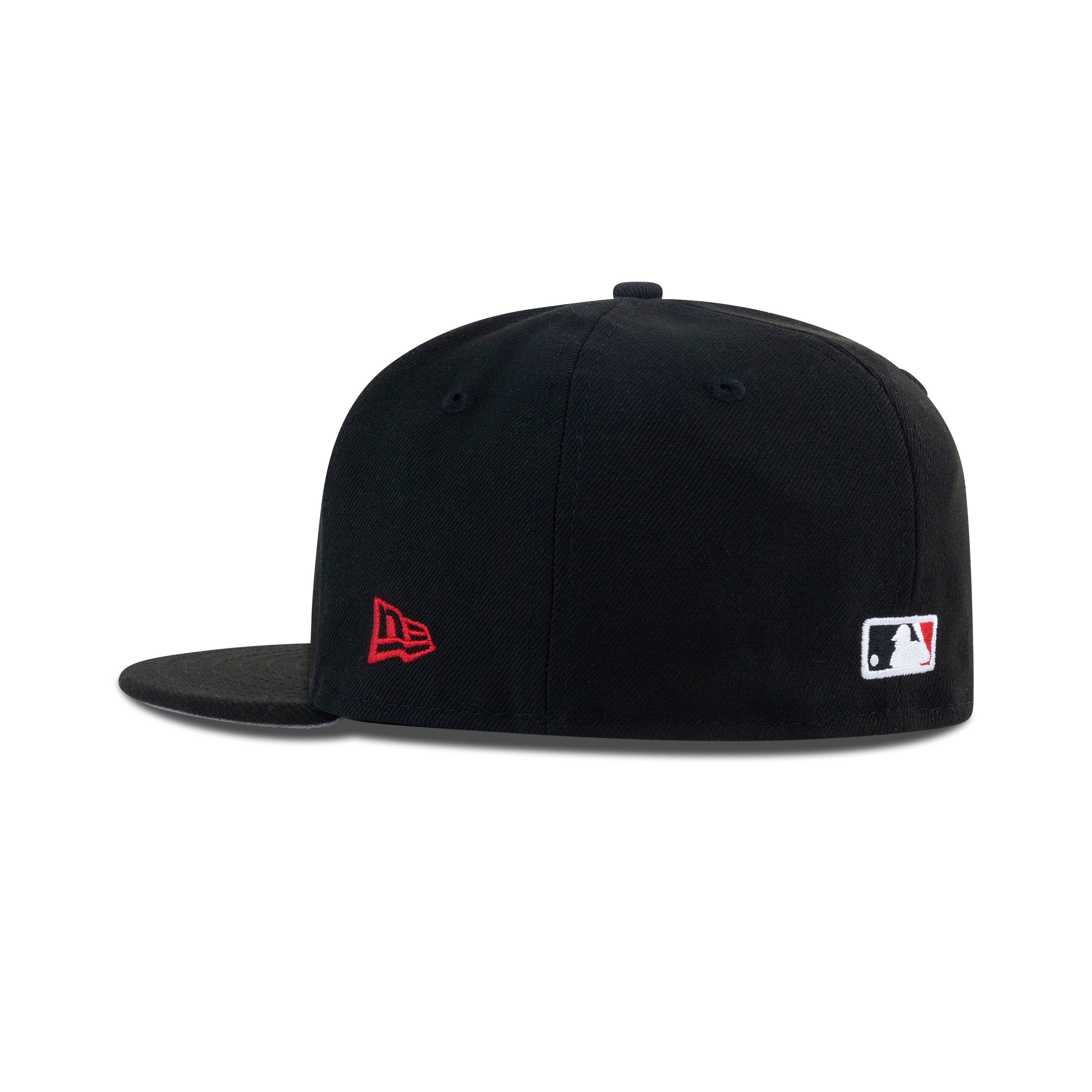 New Era Los Angeles Dodgers Kanji Japan Fitted Grey Bottom "Black Front Door Red White" (Shohei Ohtani Embroidery)