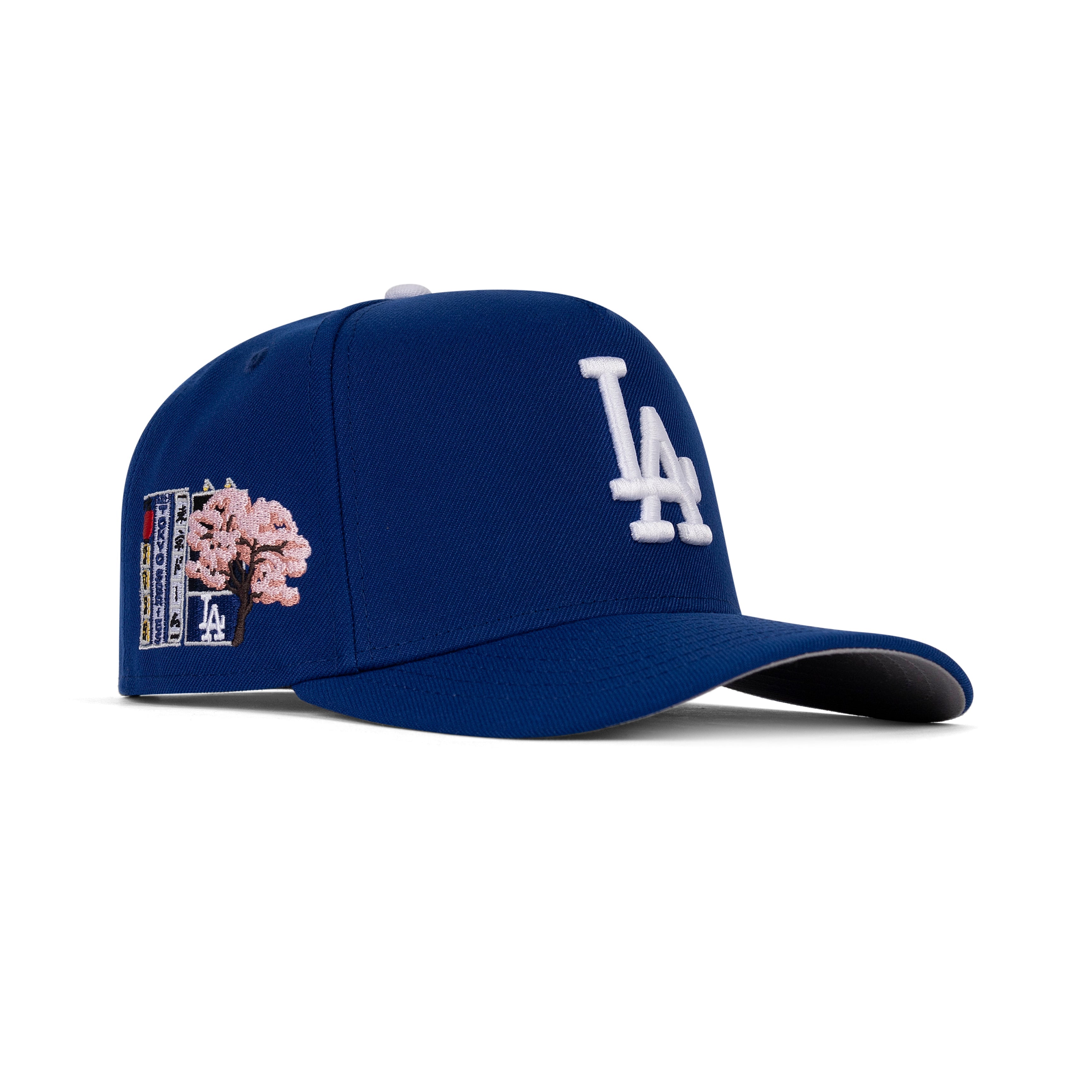 New Era Los Angeles Dodgers A-Frame Snapback Grey Bottom "Light Royal White" (2025 Tokyo Series Embroidery)