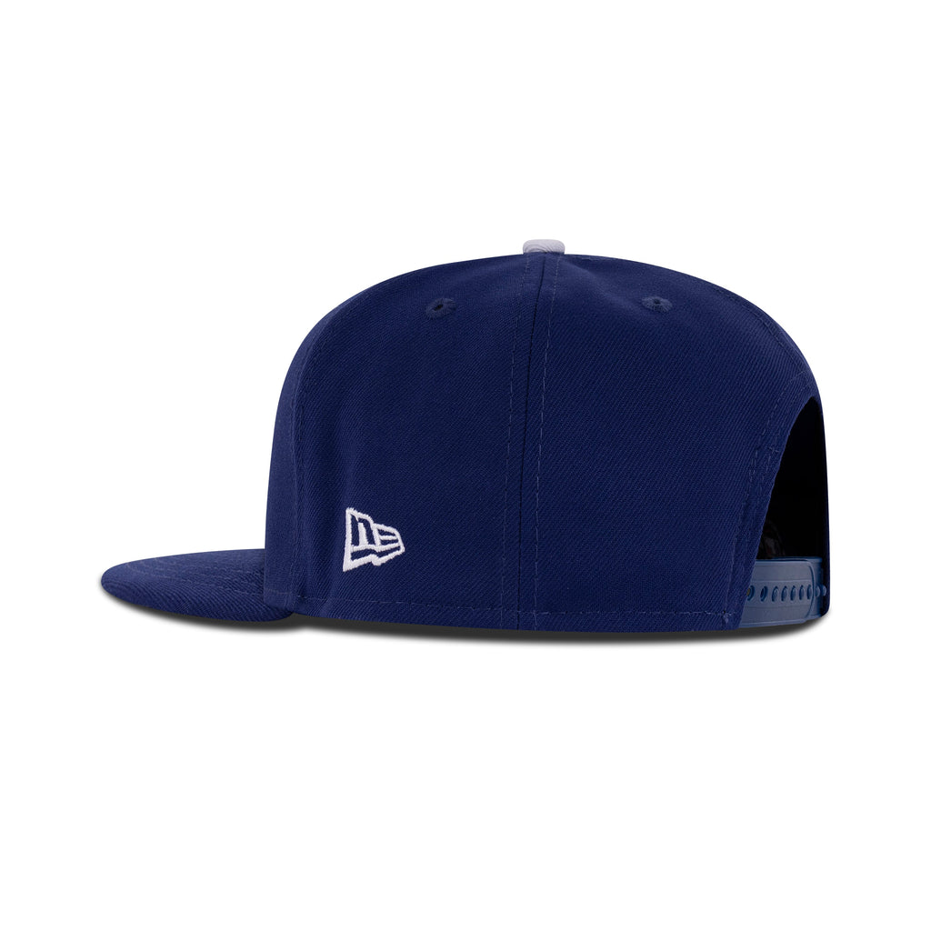 New Era Los Angeles Dodgers Snapback Grey Bottom "Royal" (2024-2025 Back To Back World Series Champs Embroidery)