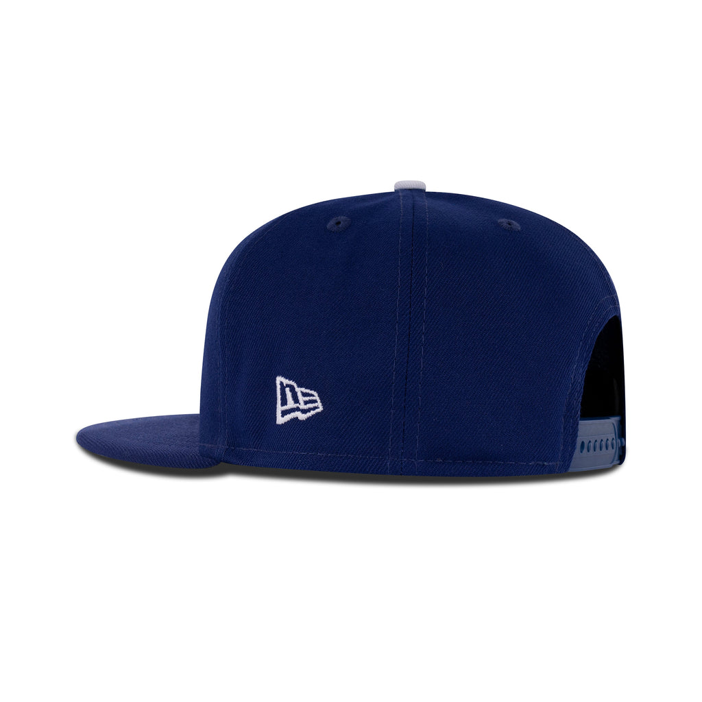 New Era Los Angeles Dodgers Snapback Grey Bottom "Royal White" (2024-2025 Back To Back World Series Champs Embroidery)
