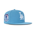 New Era Los Angeles Dodgers Fitted Pink Bottom "Sky White" (1984 Los Angeles Embroidery)