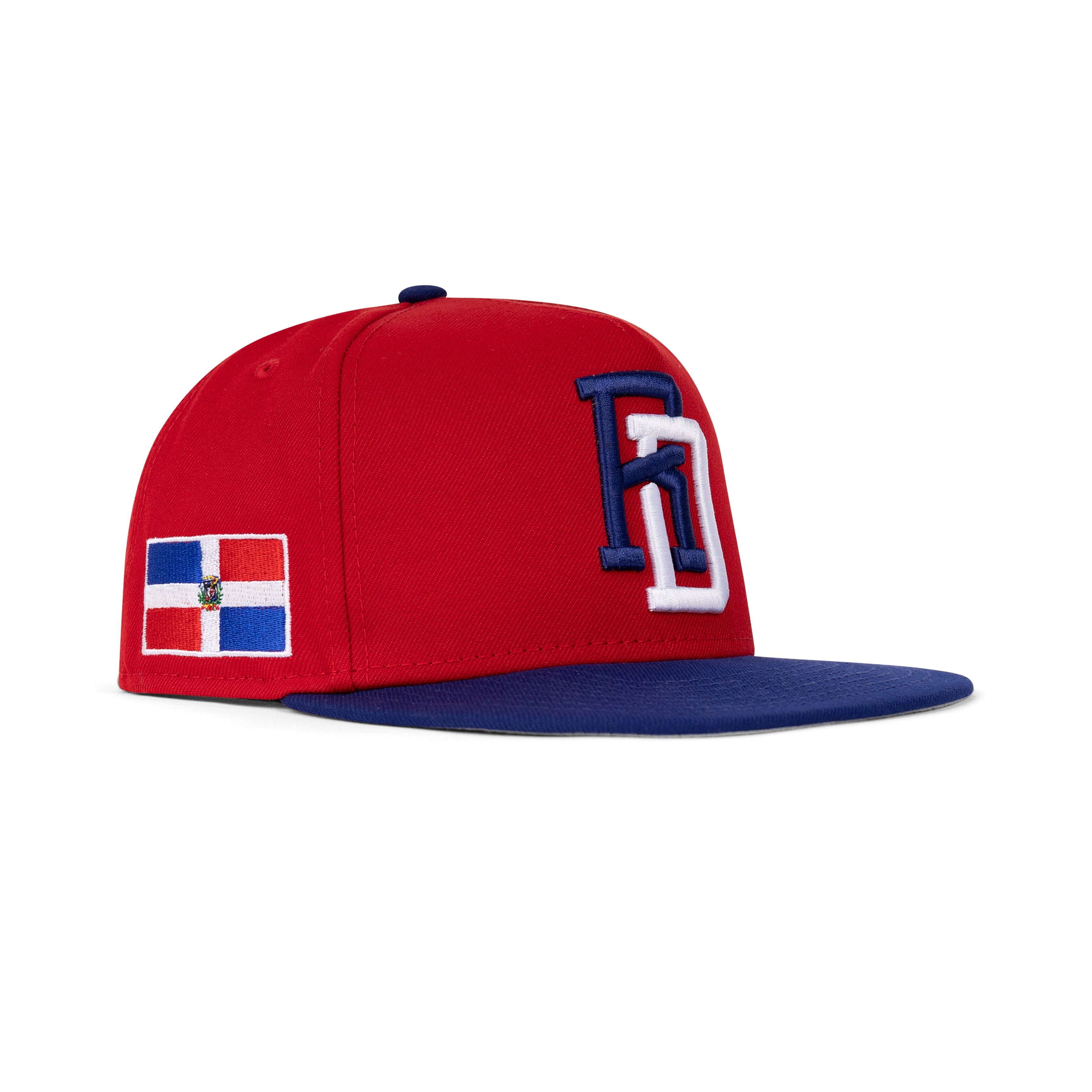 New Era Dominican Republic A-Frame Snapback Grey Bottom "Red White Blue"