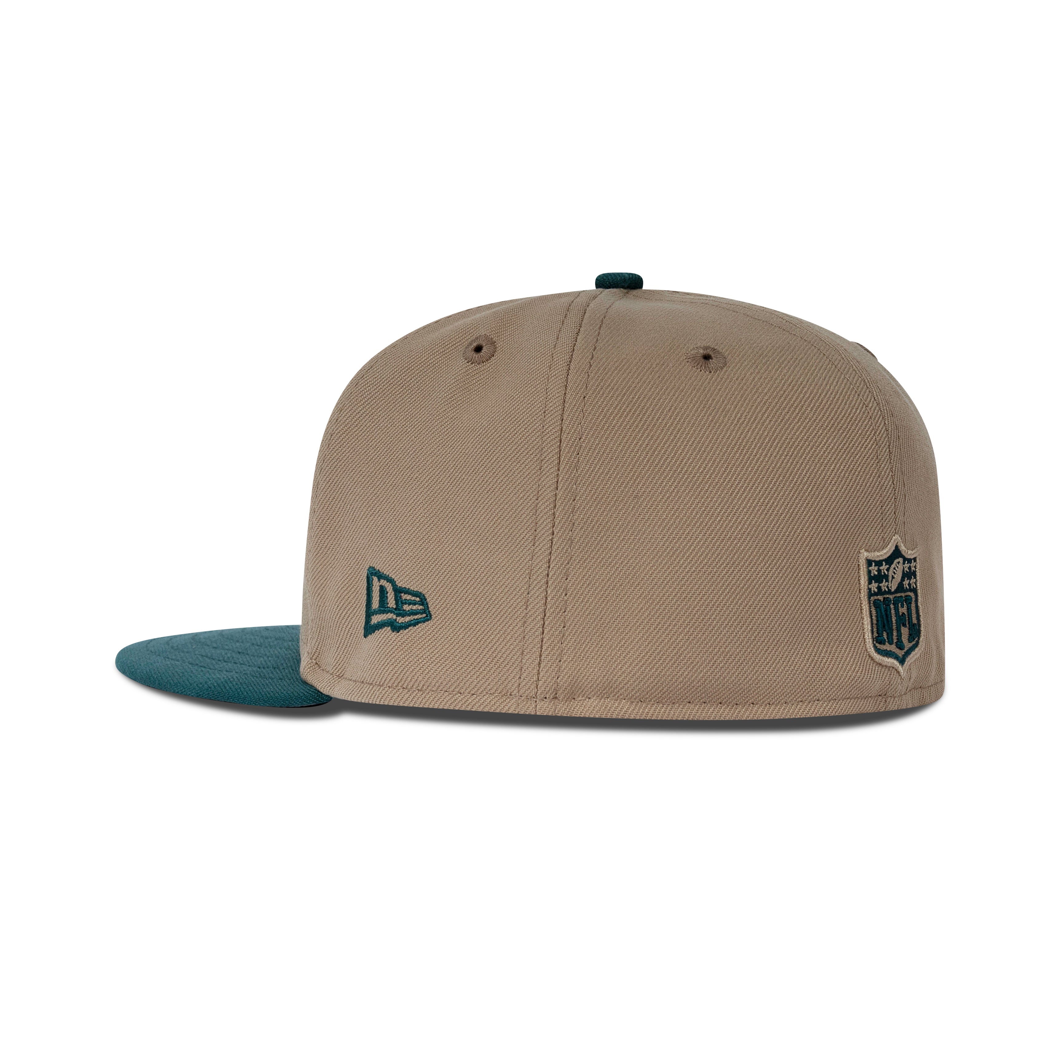New Era Philadelphia Eagles Fitted Grey Bottom "Tan Green White Silver"