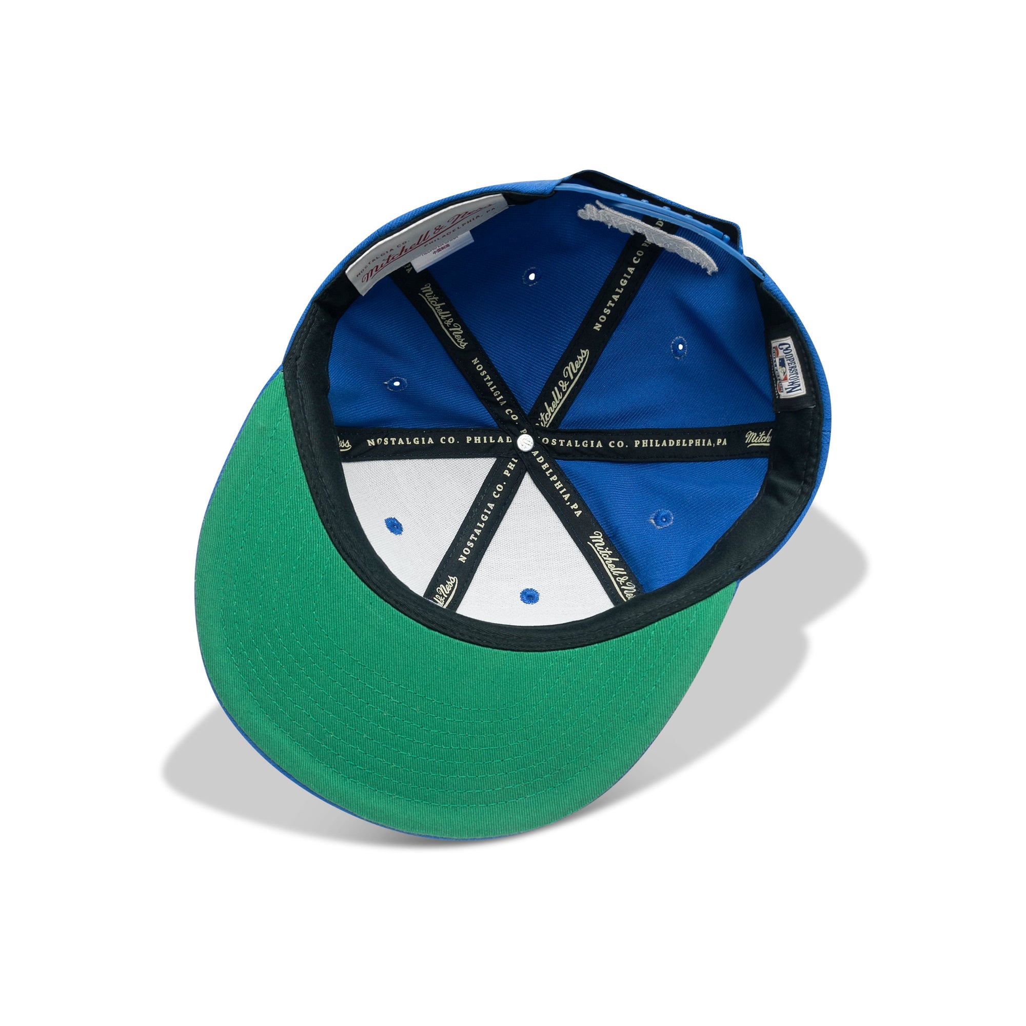 Mitchell & Ness Montreal Expos Evergreen Coop Snapback Green Bottom "Royal Red" (Expos Embroidery)