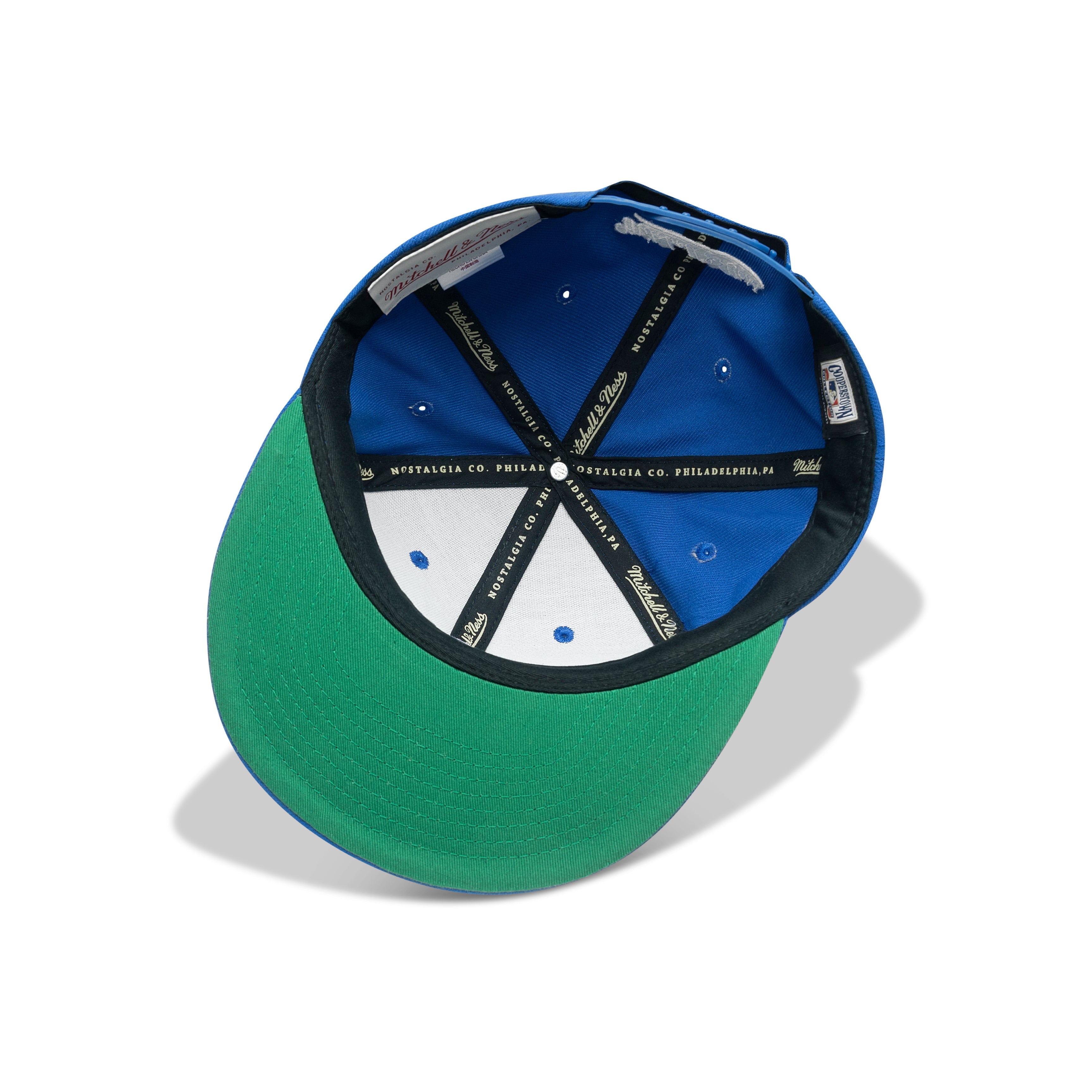 Mitchell & Ness Montreal Expos Evergreen Coop Snapback Green Bottom "Royal Red" (Expos Embroidery)